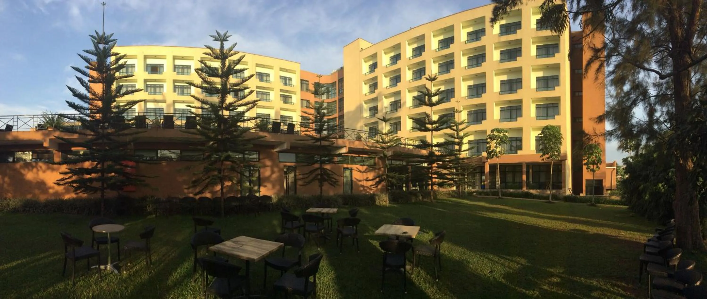 Bird's eye view in Gorillas Golf Hotel