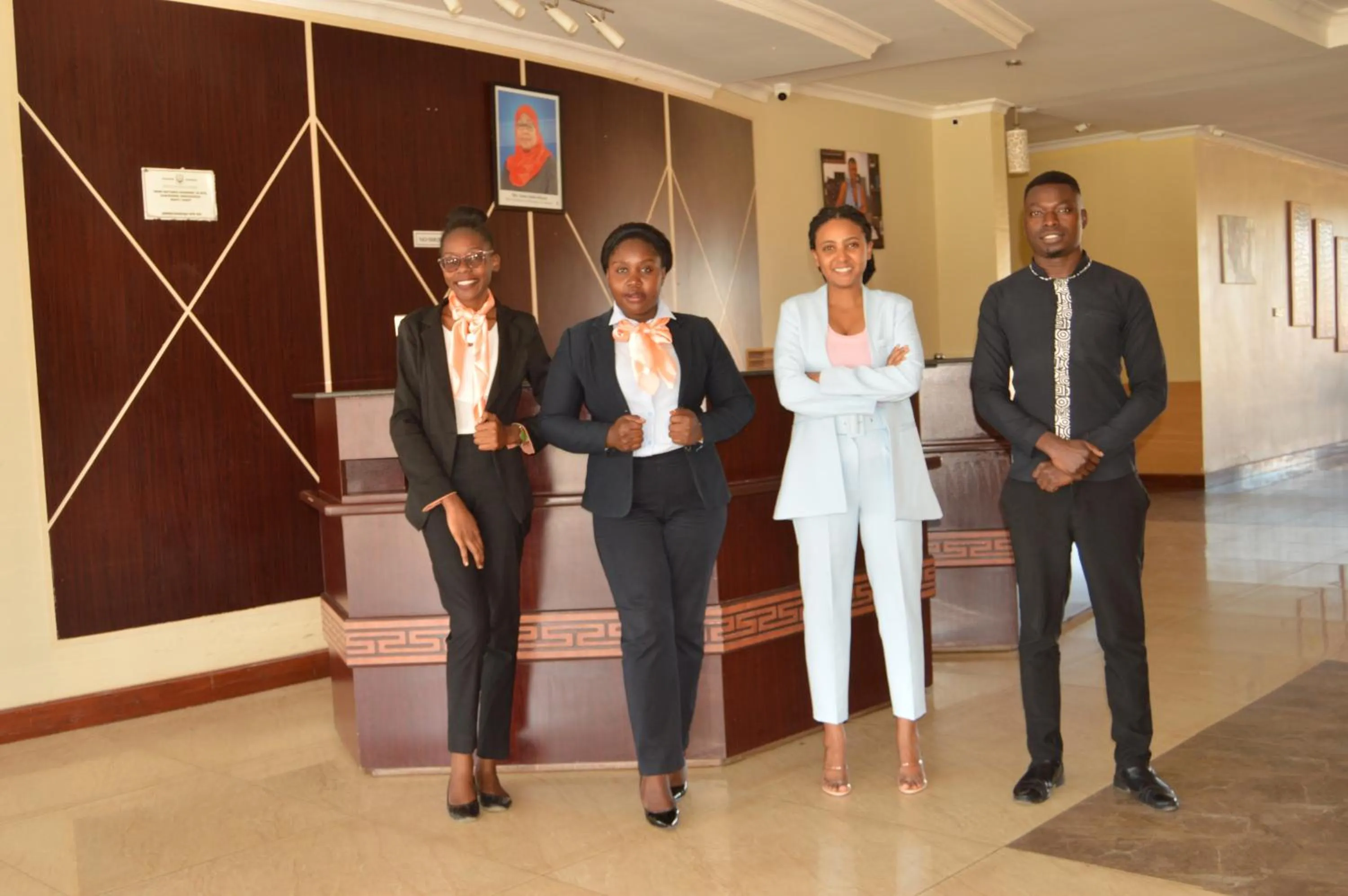 Lobby or reception in Nashera Hotels Dodoma