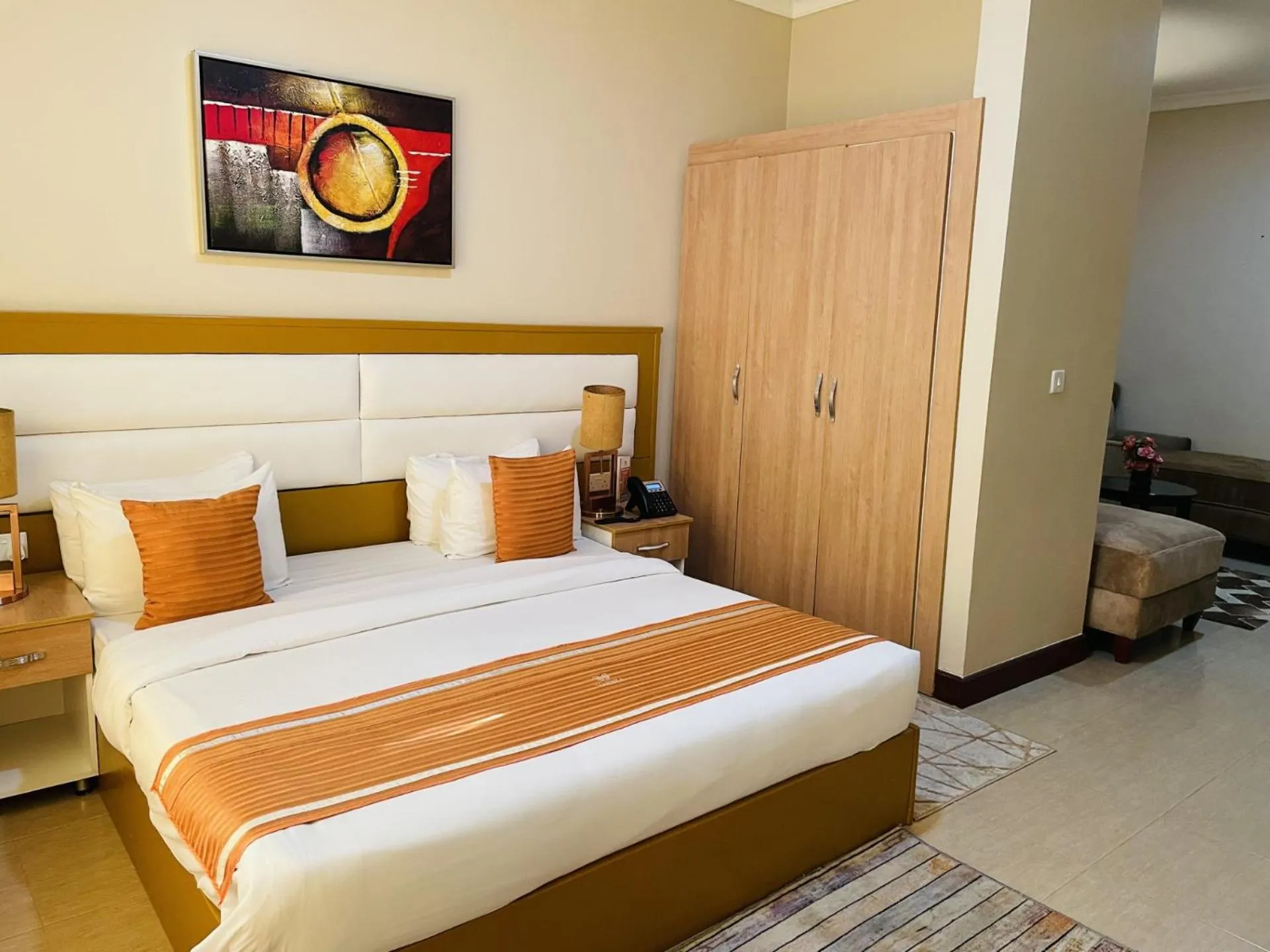 Bed in Nashera Hotels Dodoma