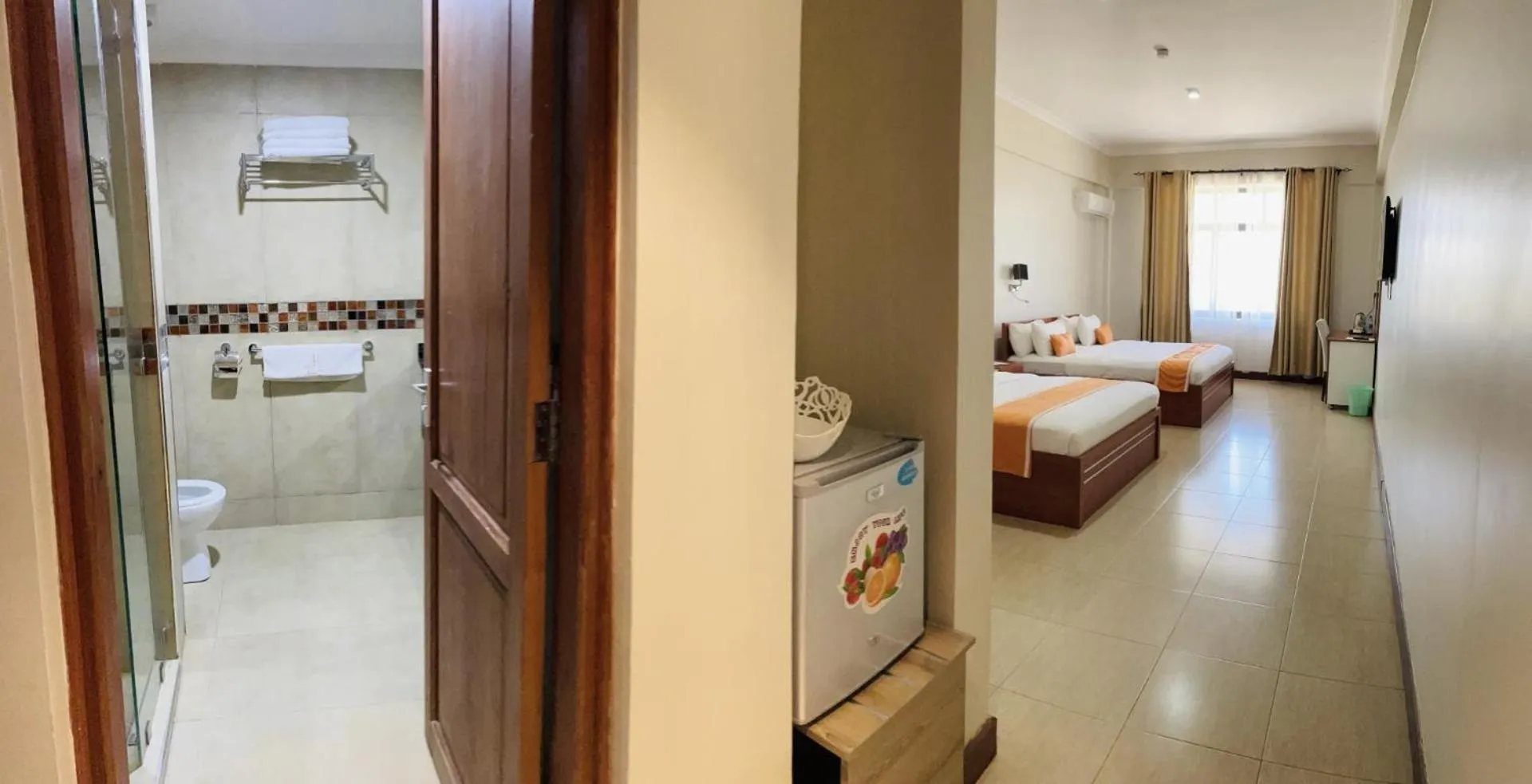 Bed in Nashera Hotels Dodoma