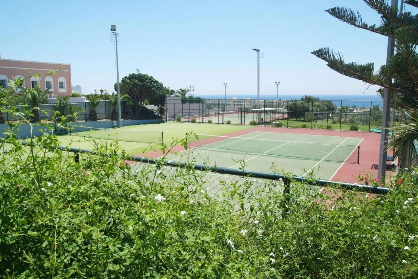 Tennis court in Mare Blue Hotel