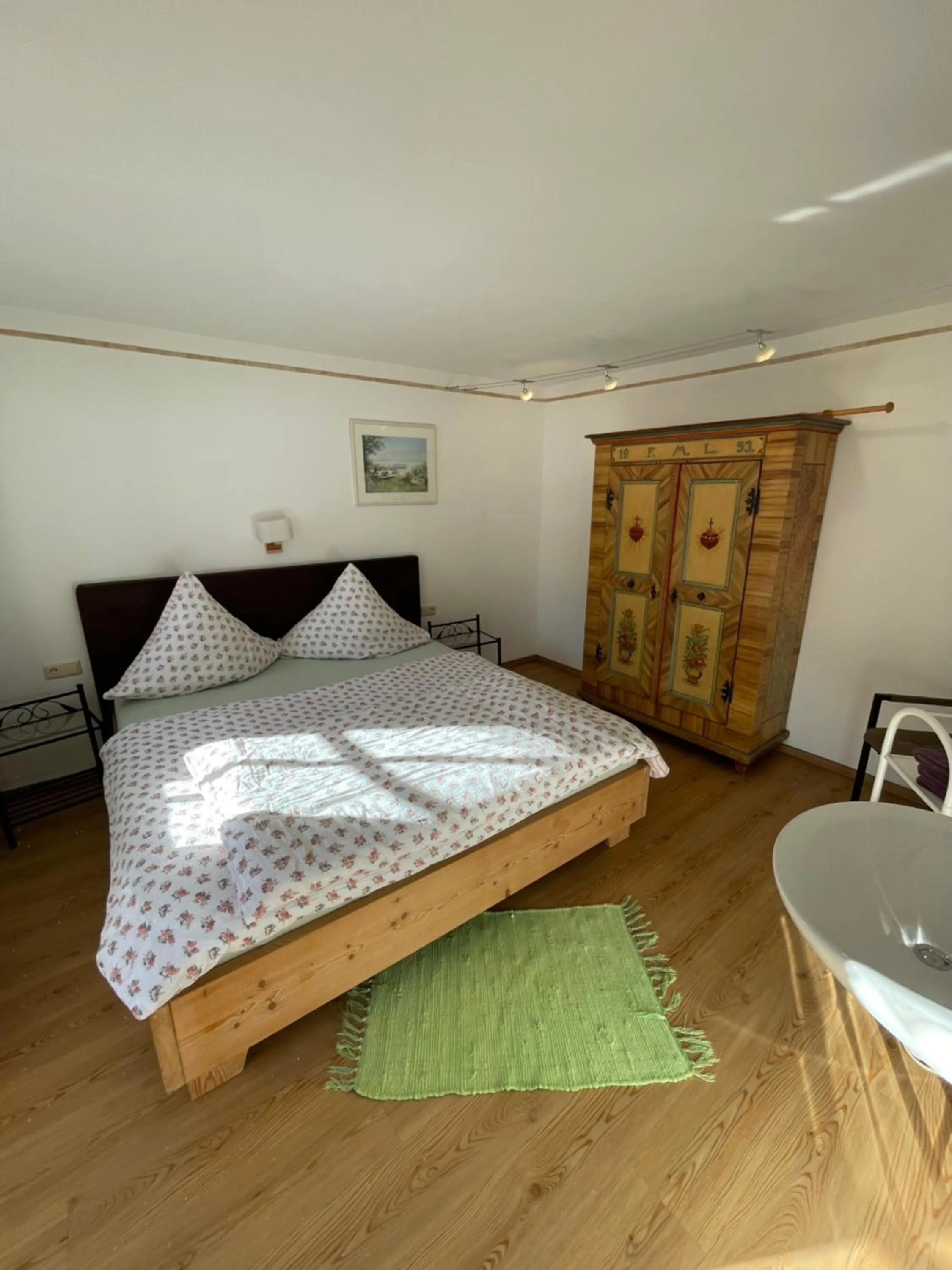 Bed in Apartment Rothenlehen