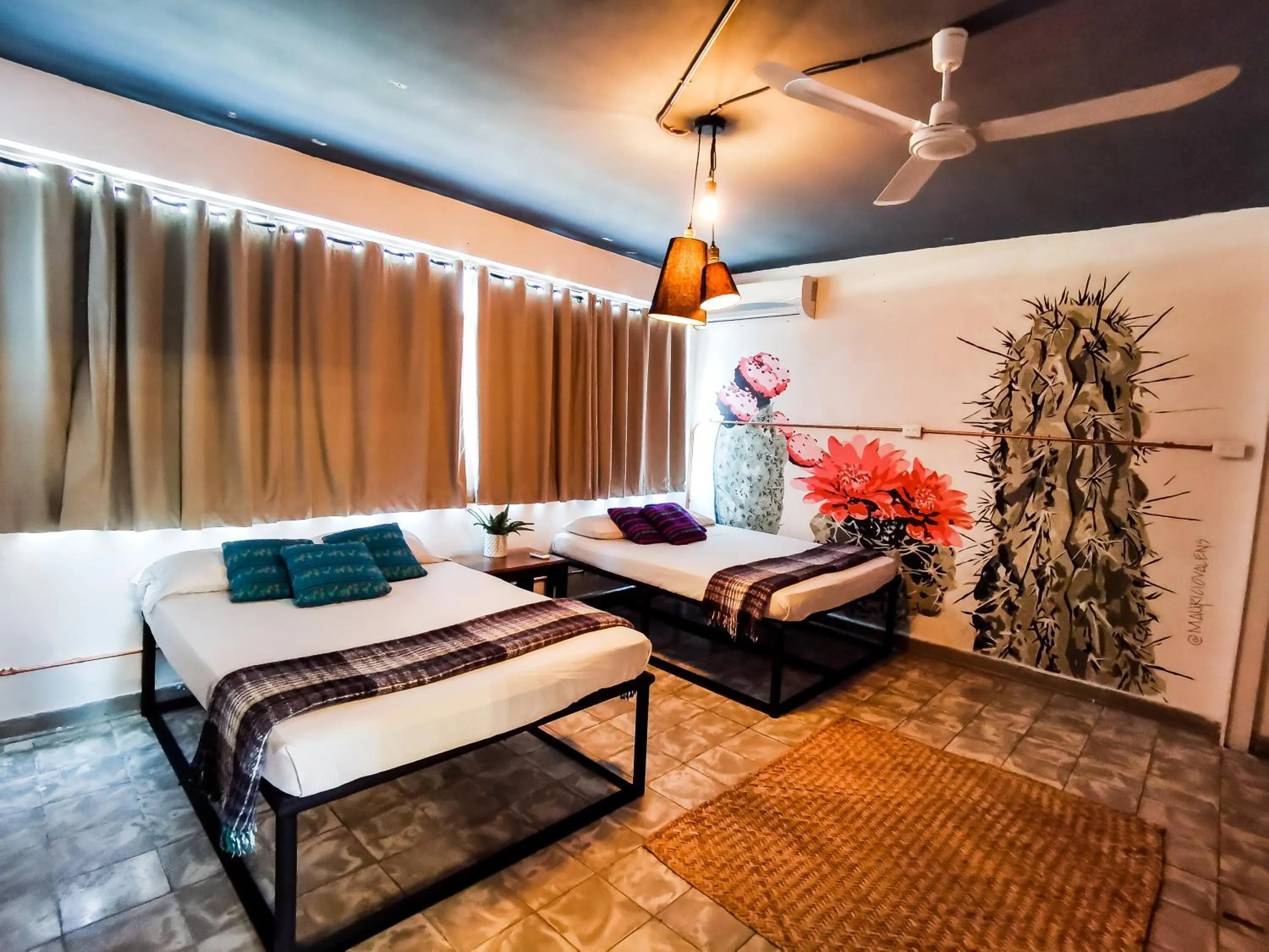 Bed in Hotel Casa los Abuelos