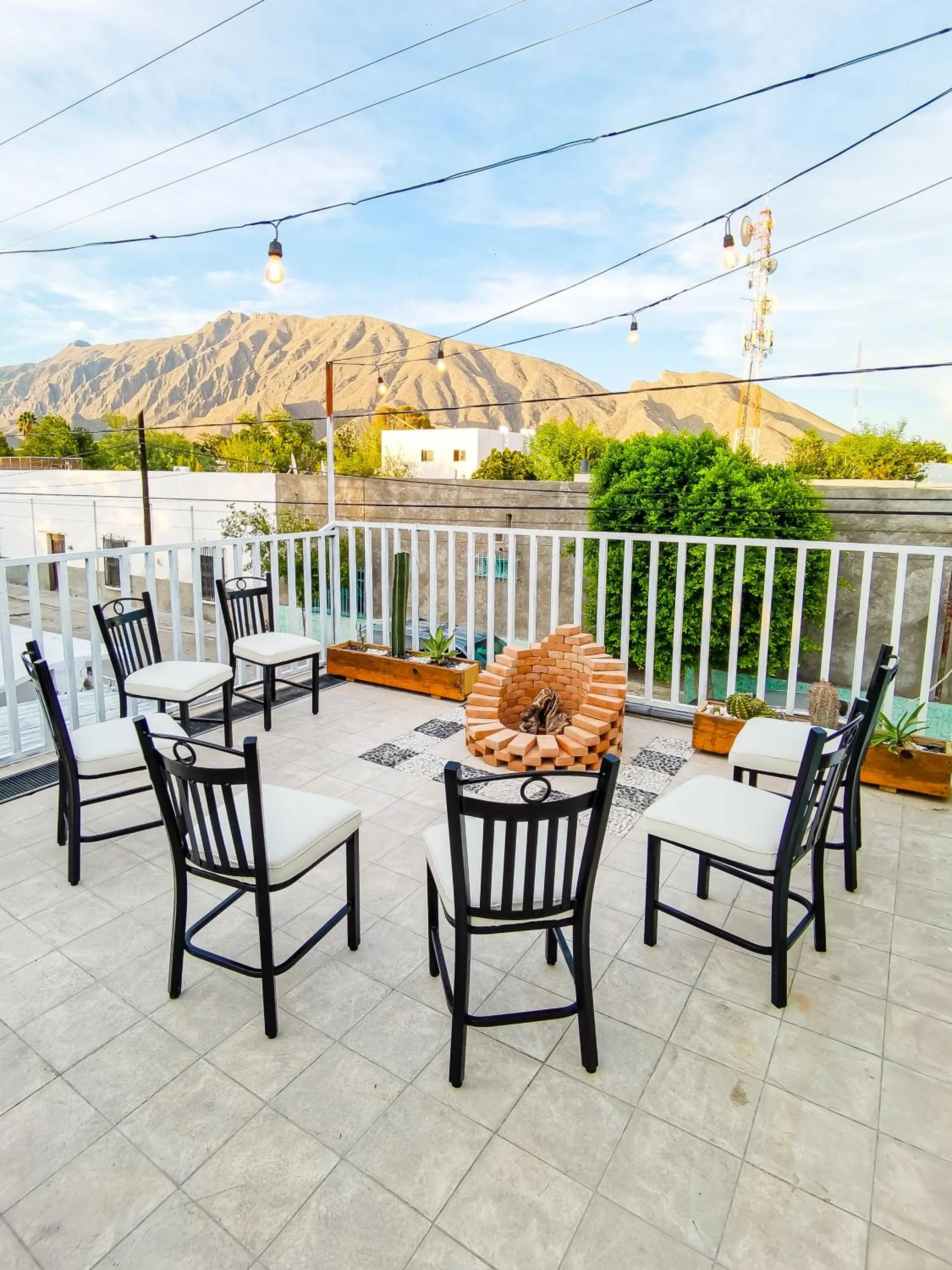 Patio in Hotel Casa los Abuelos