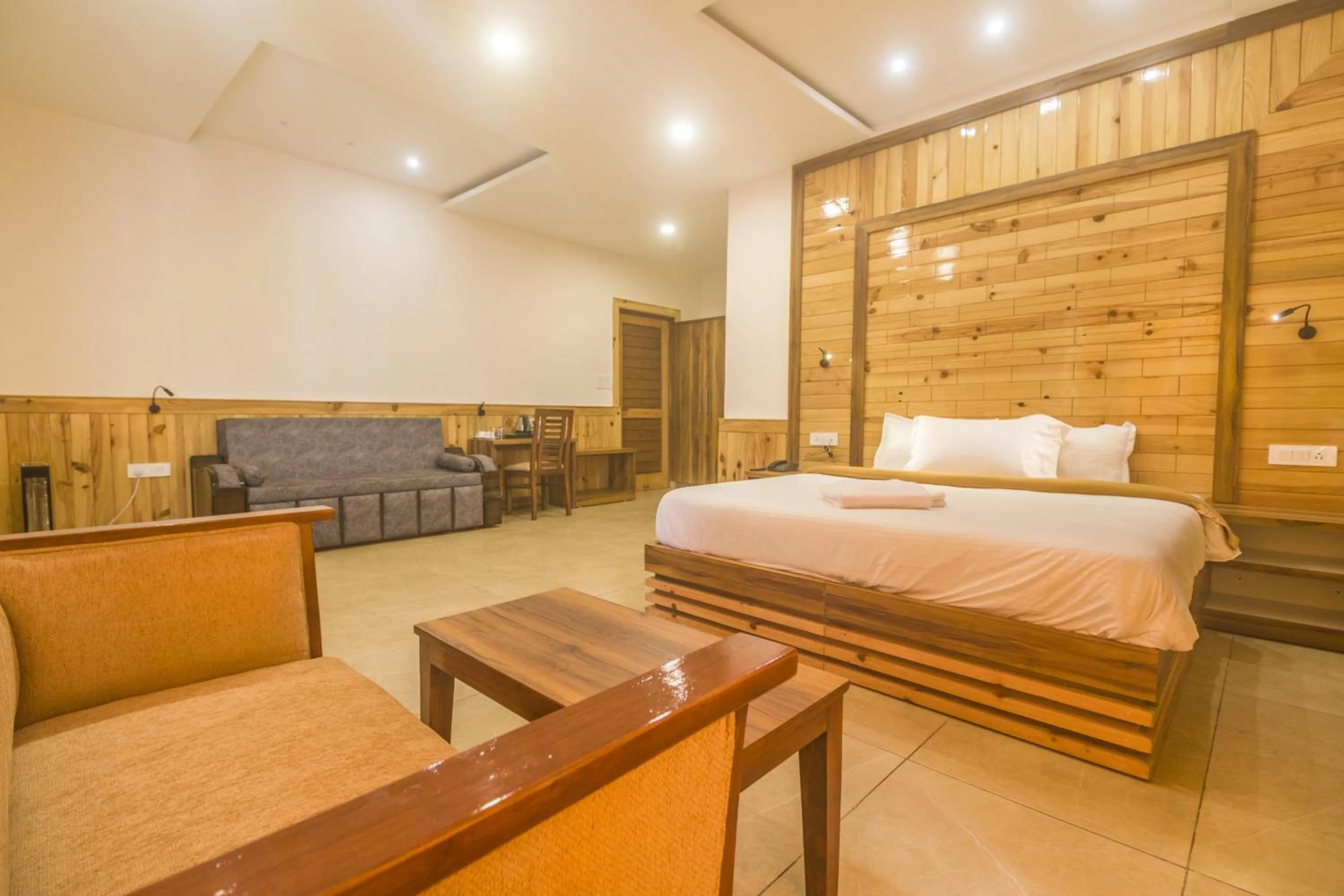 Photo of the whole room, Bed in WOW STAYZ2 Hotel The Lodge