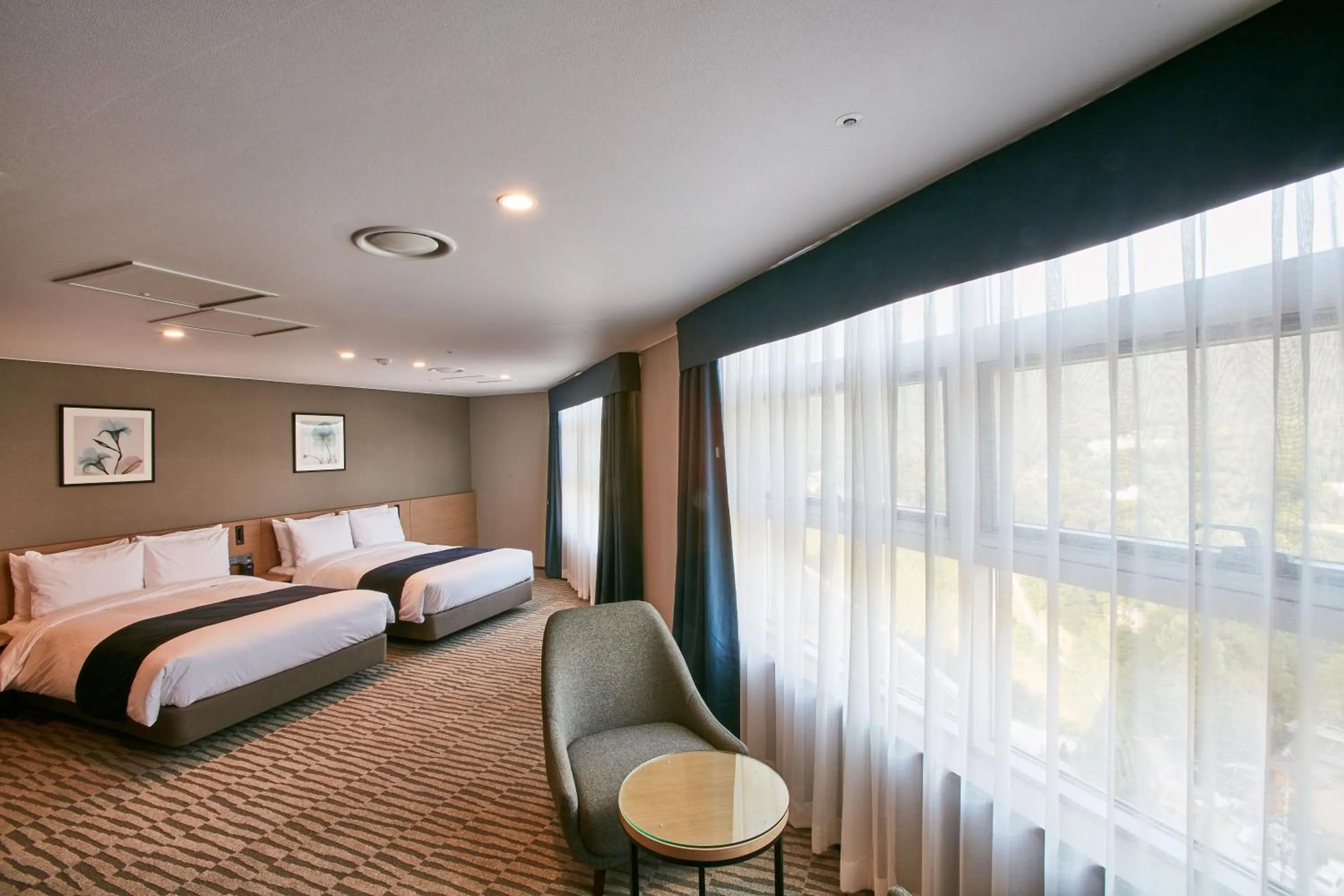 Bed in Island Castle Hotel & Waterpark