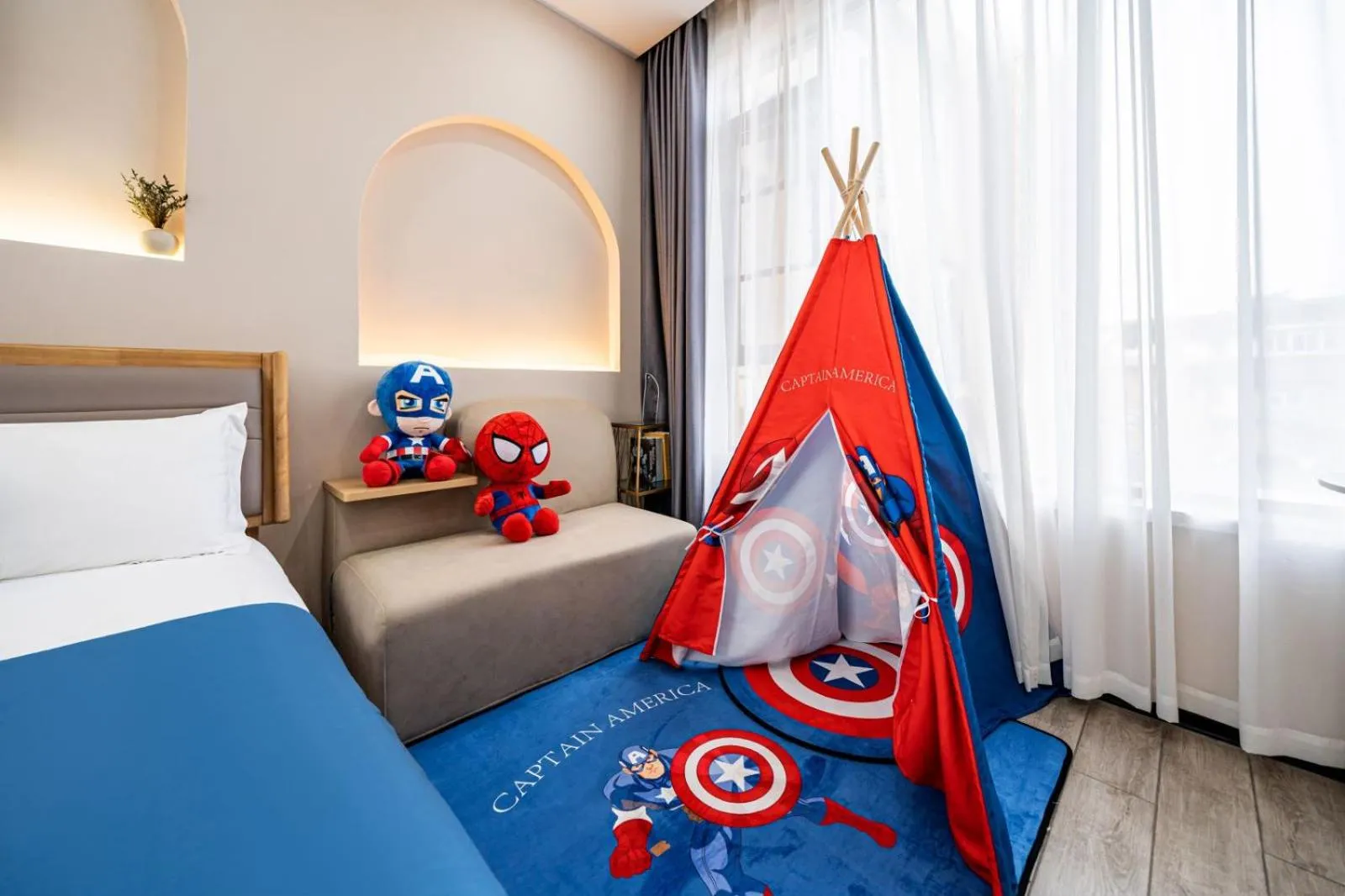Bed in Chuxin Moshe Hotel