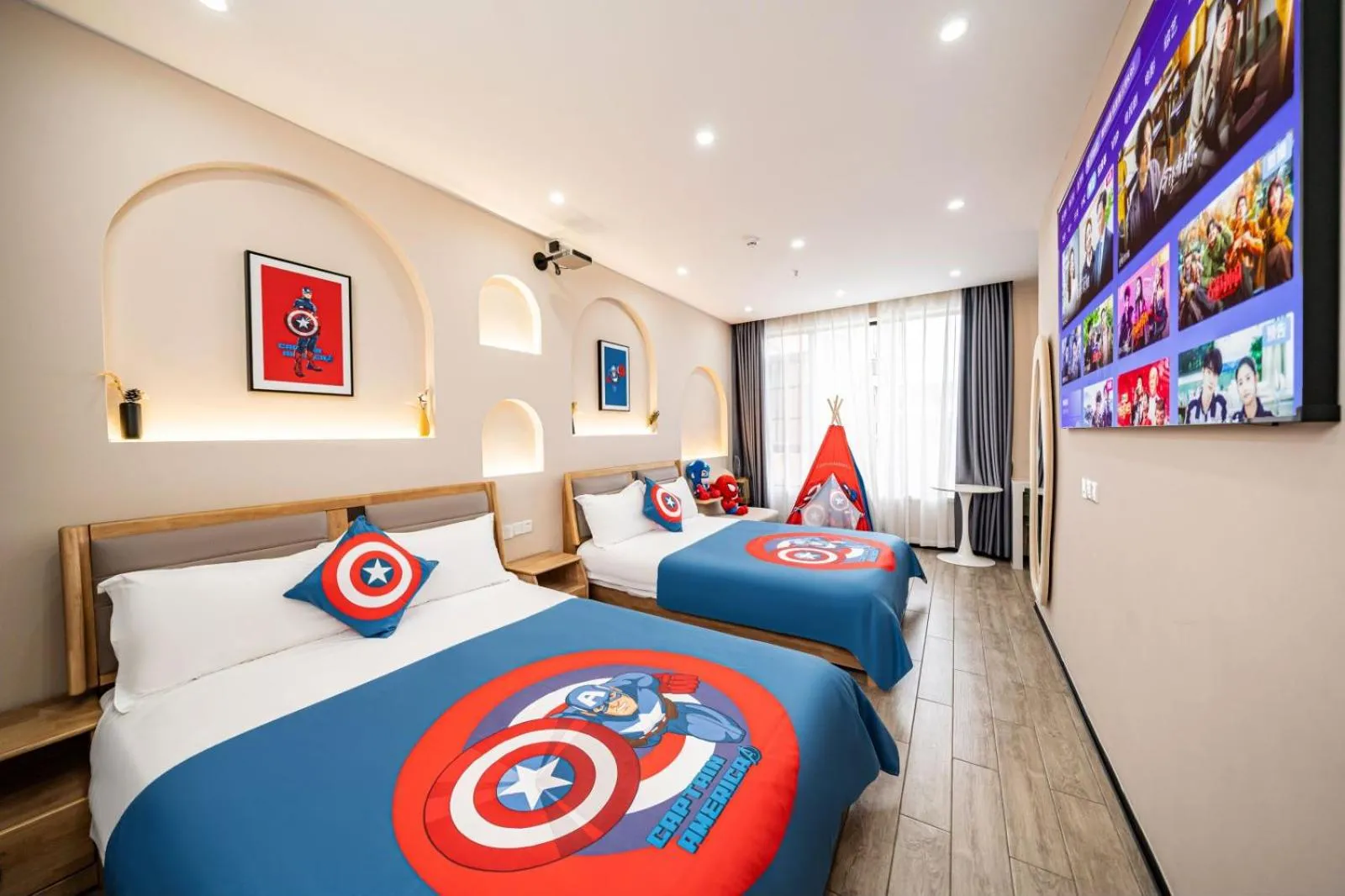 Bed in Chuxin Moshe Hotel