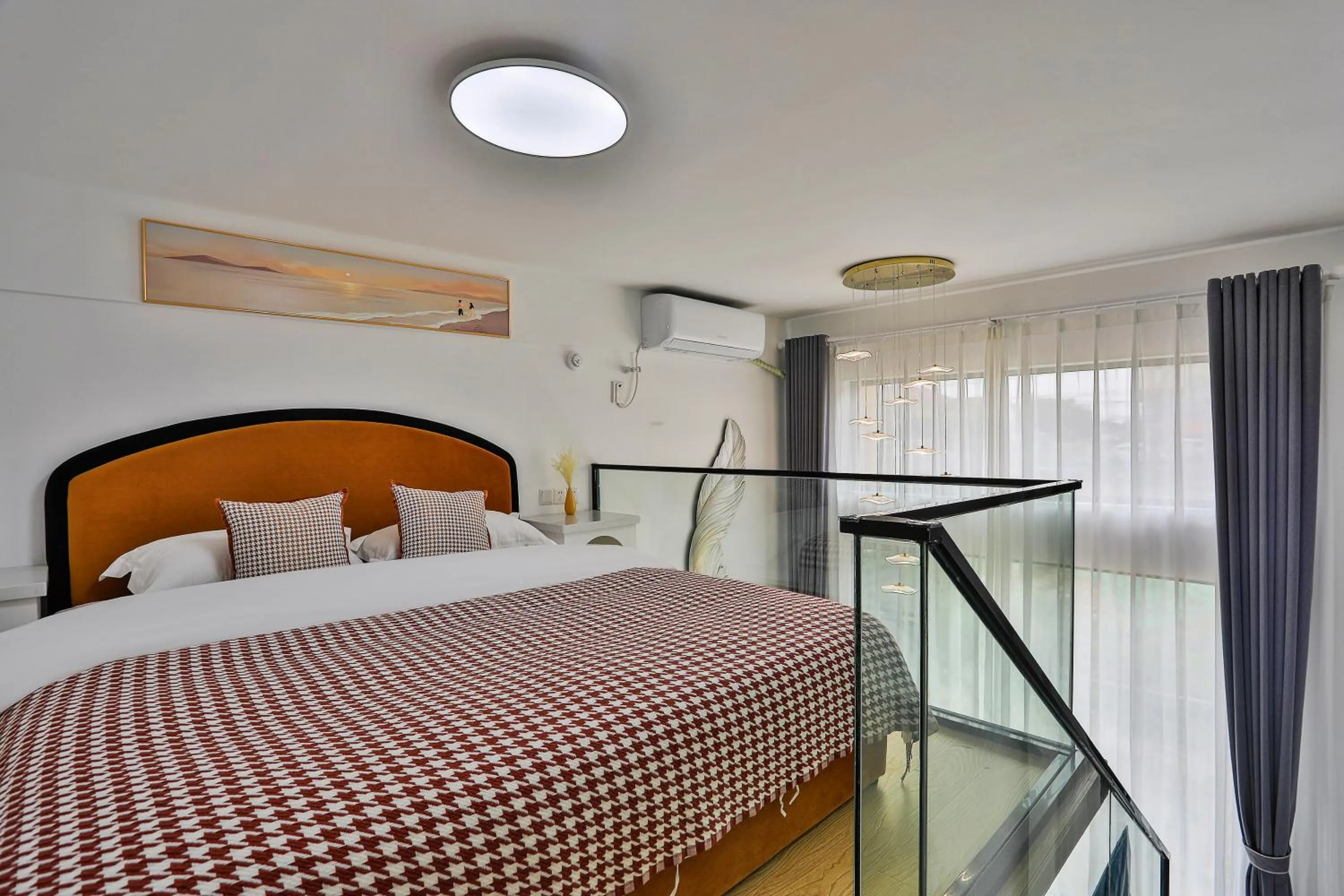 Bed in Chuxin Moshe Hotel