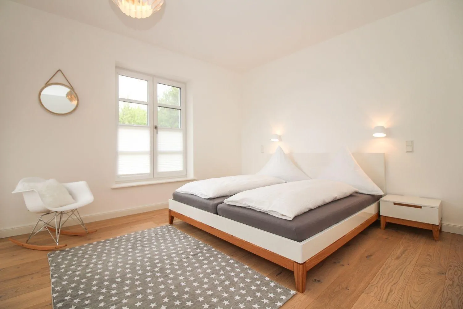 Bed in Ferienhaus-DeichGalerie89