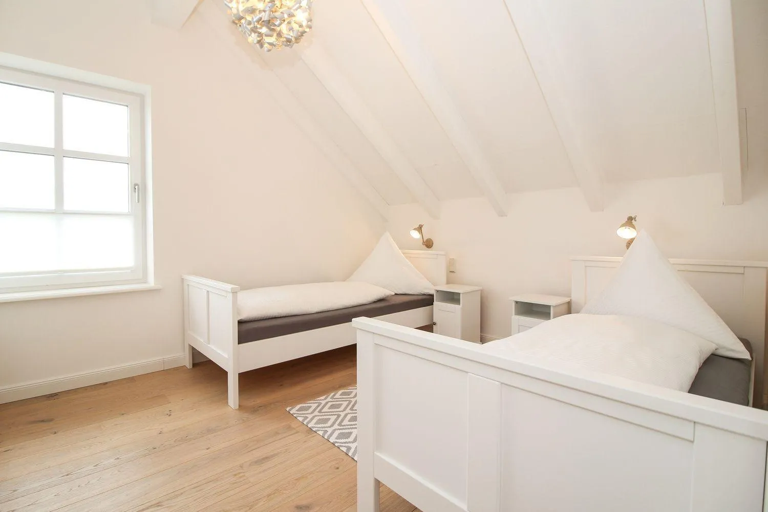 Bed in Ferienhaus-DeichGalerie89