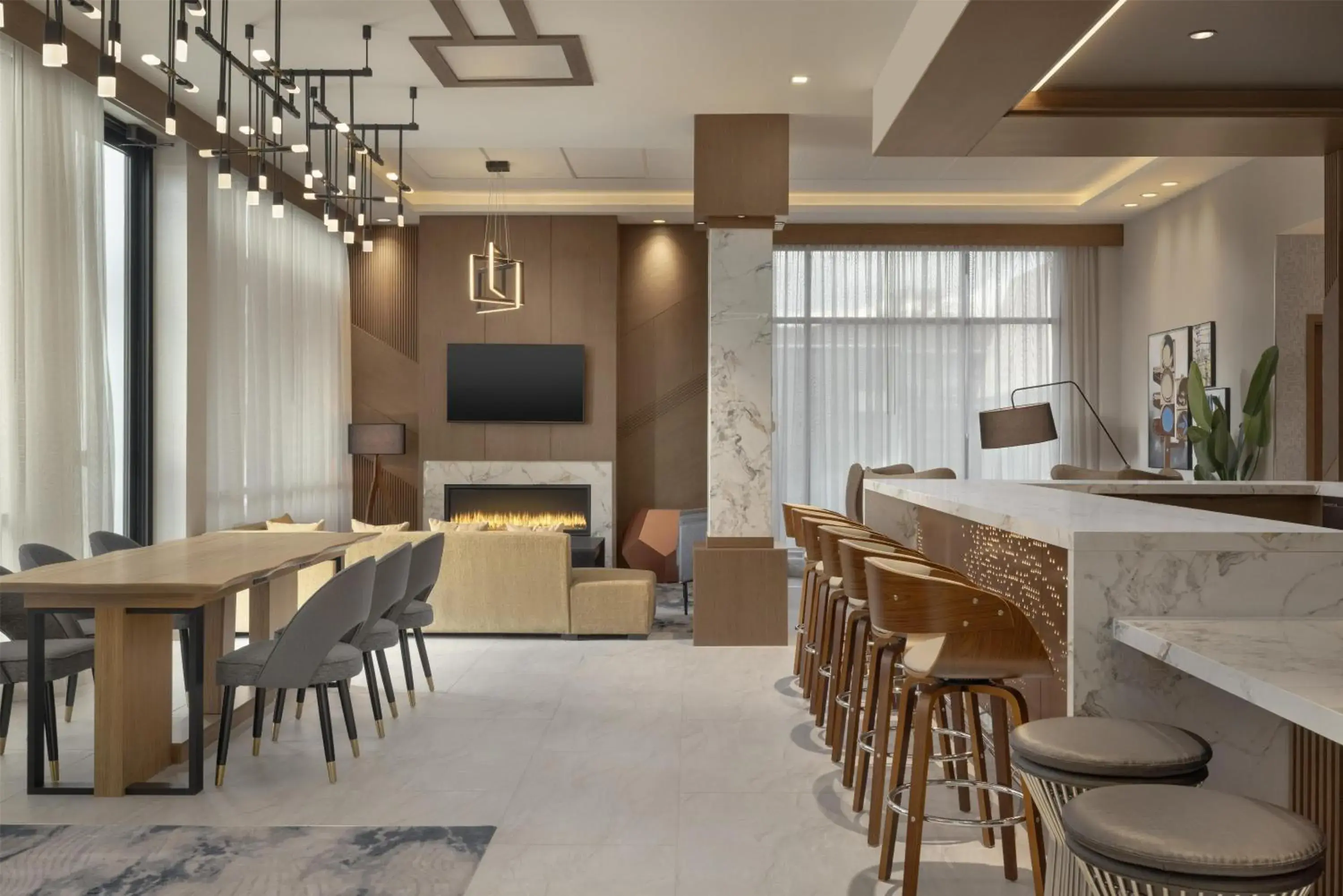 Lounge or bar in Hyatt Place Windsor Lounge or bar in Hyatt Place Windsor