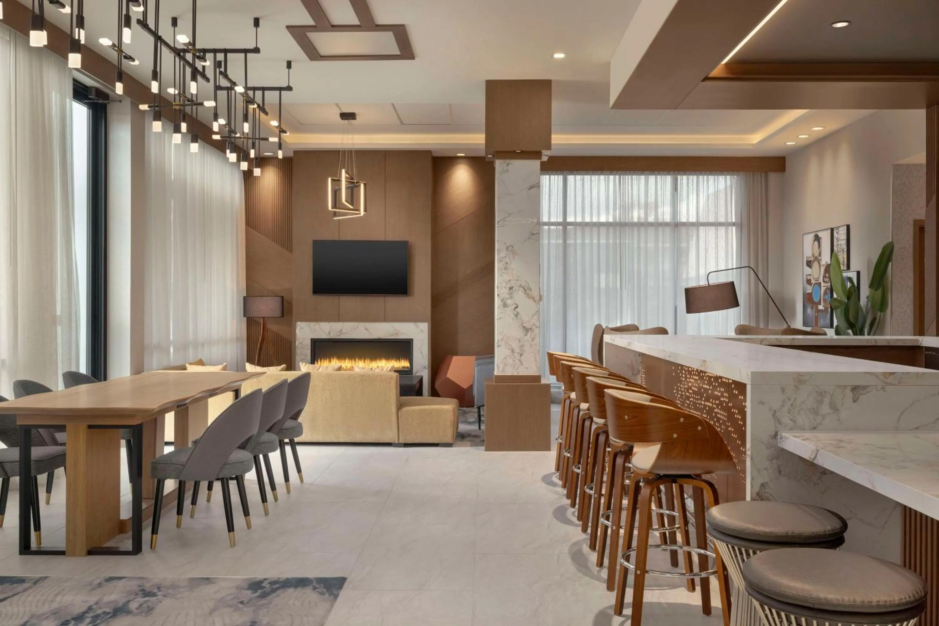 Lounge or bar in Hyatt Place Windsor