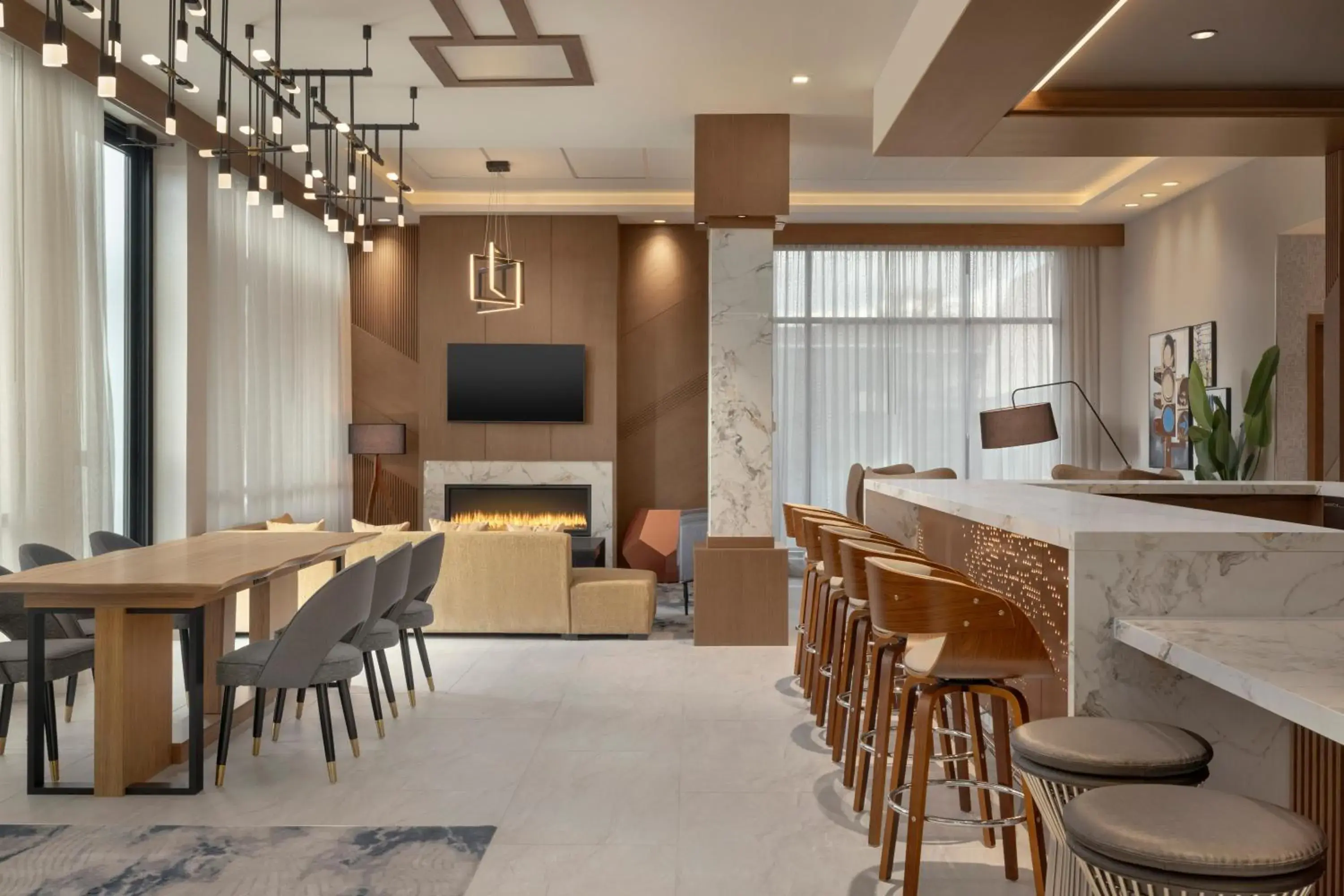 Lounge or bar in Hyatt Place Windsor Lounge or bar in Hyatt Place Windsor