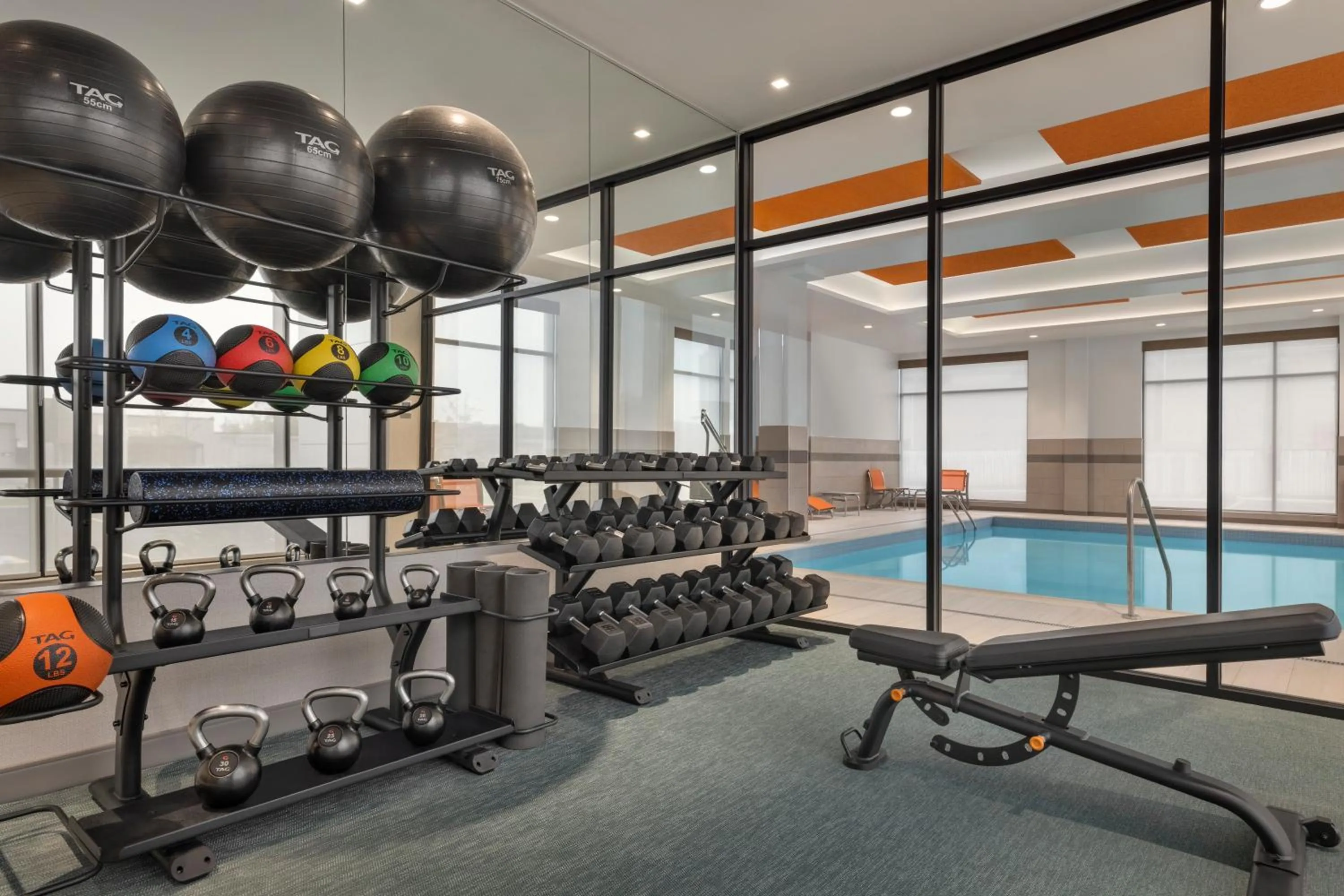 Fitness centre/facilities in Hyatt Place Windsor