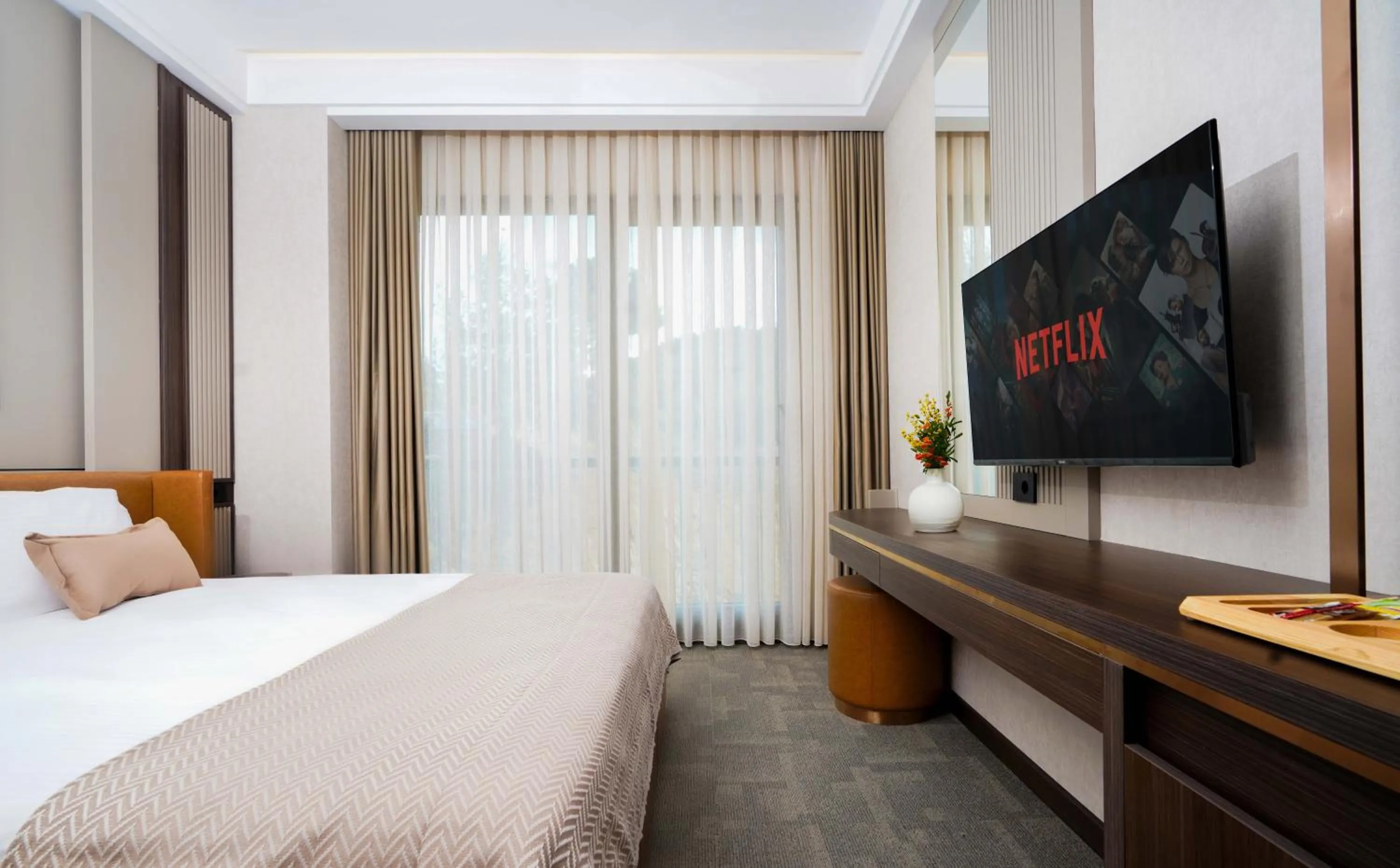 Bed in Byon Hotel Şile