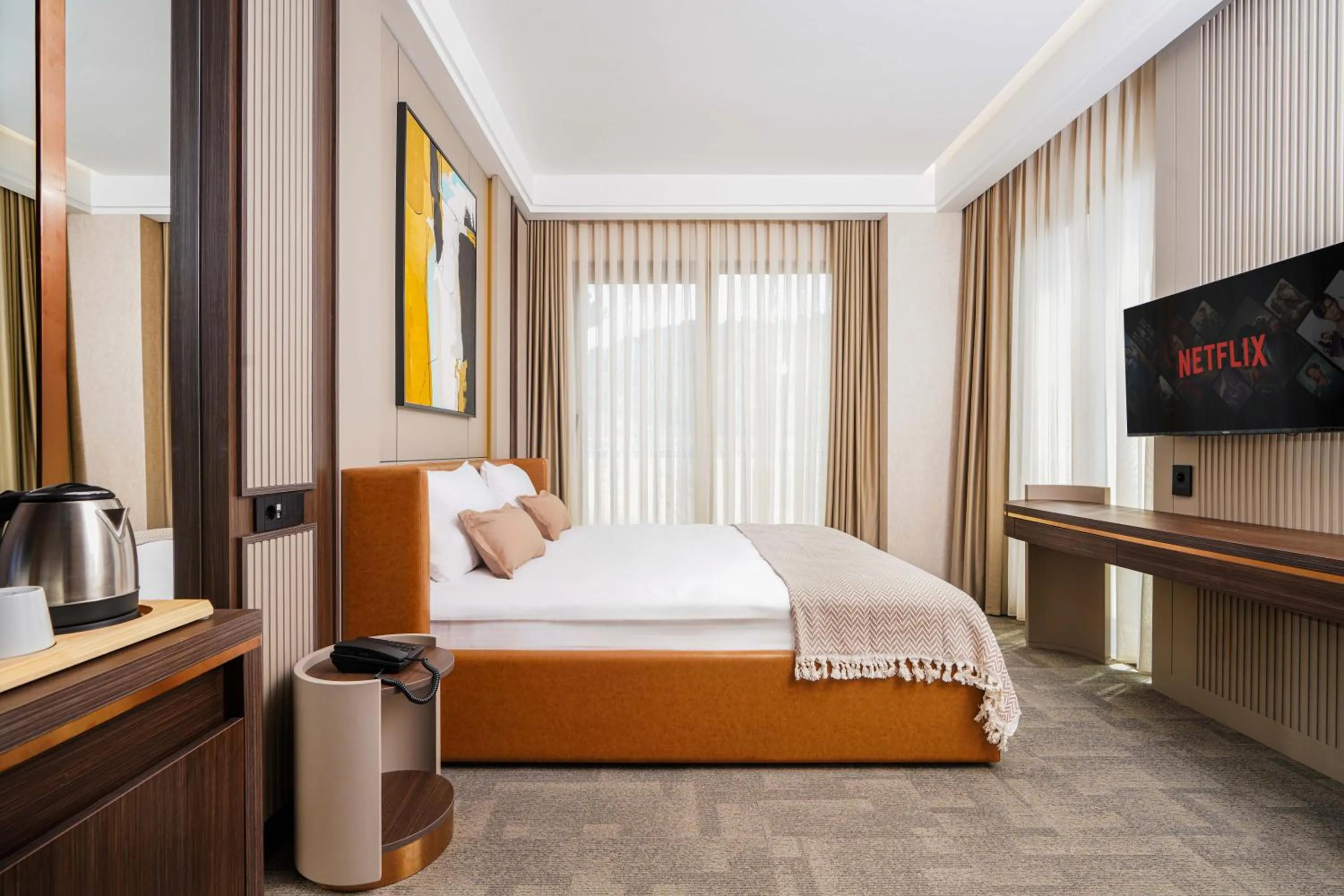 Bed in Byon Hotel Şile