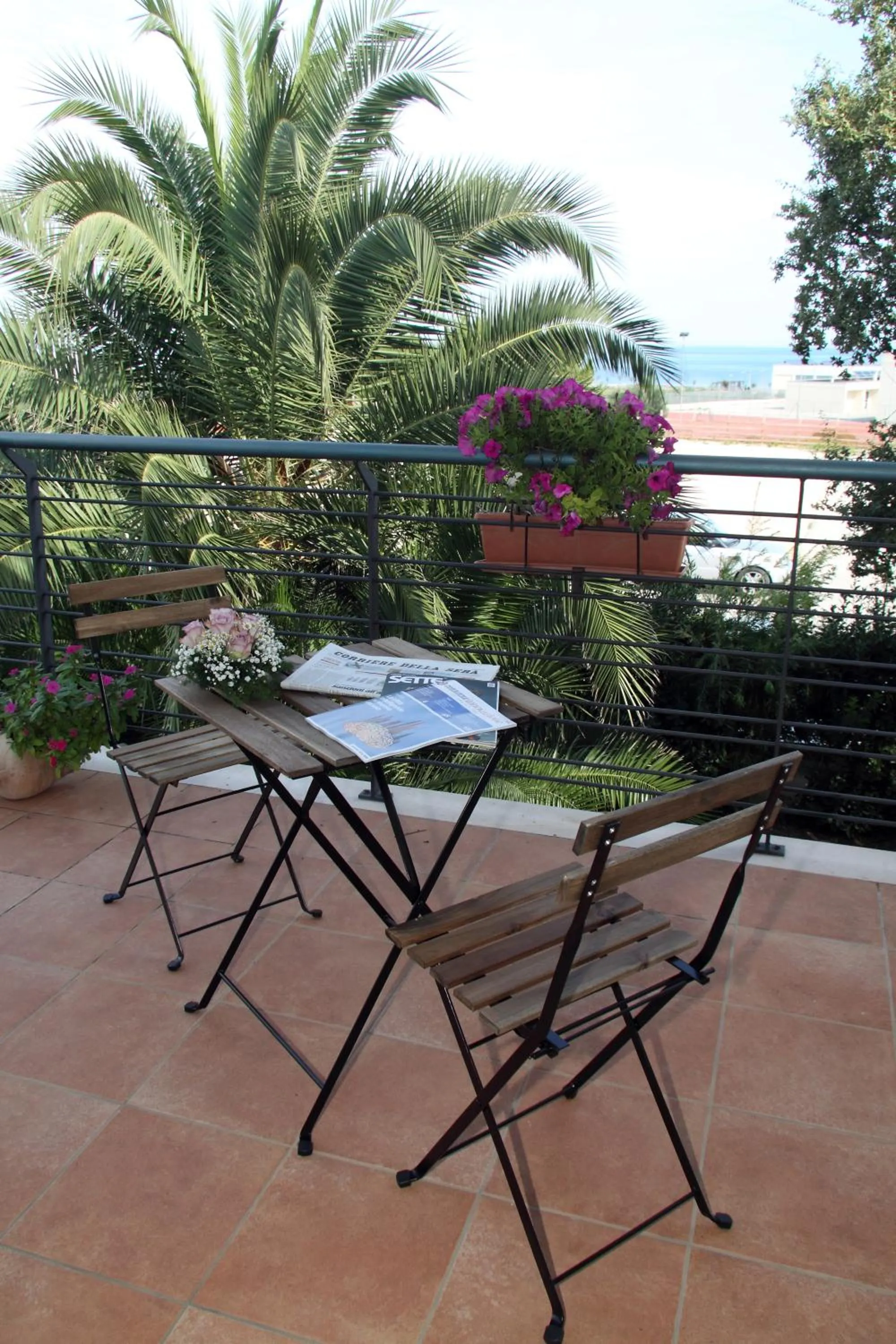 Balcony/Terrace in B&B Villa il Sughero