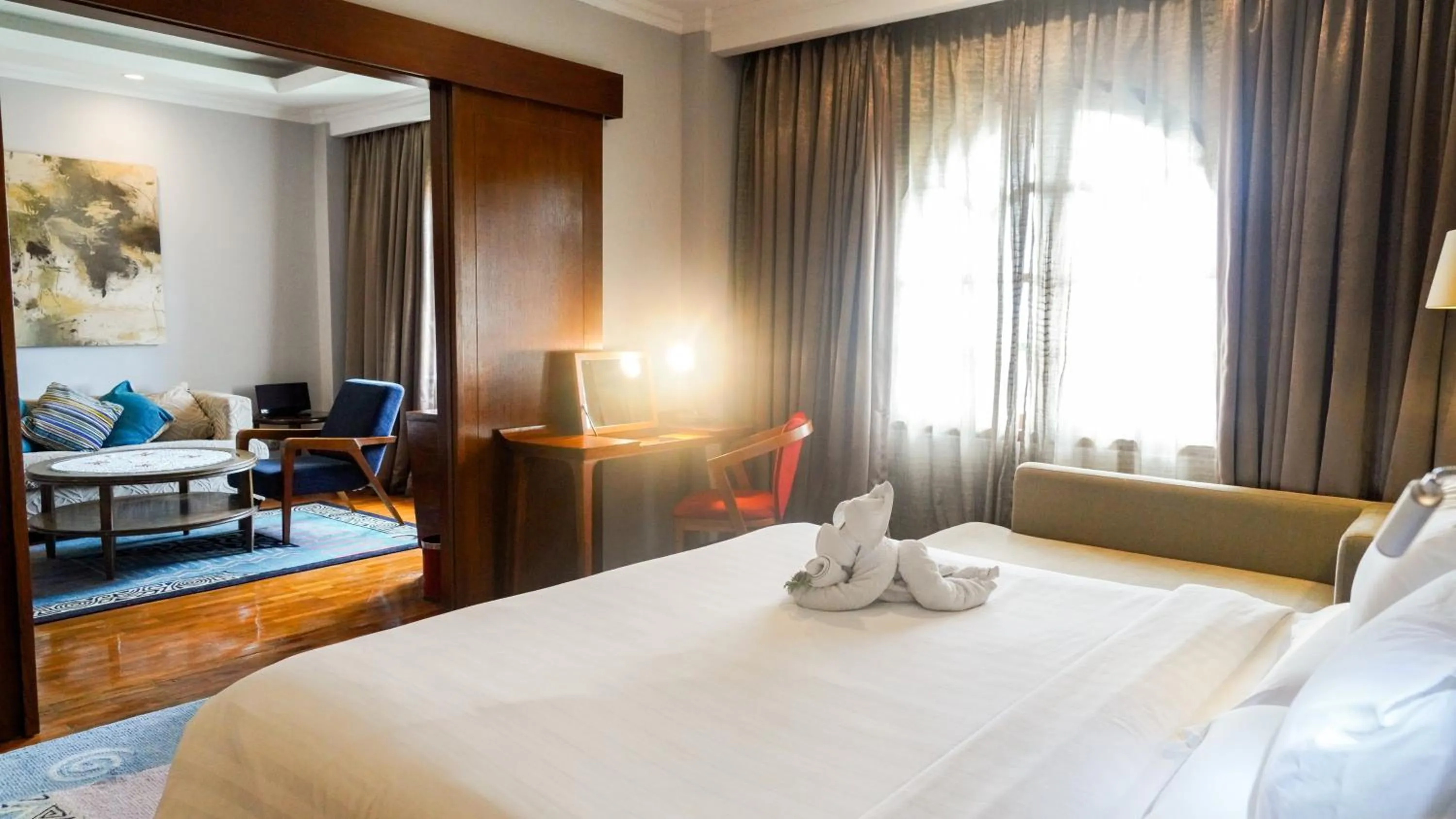 Bed in Monopoli Hotel Bukittinggi