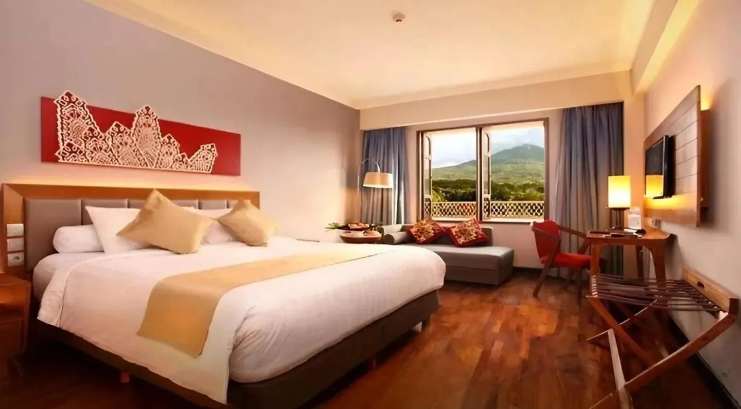 Bed in Monopoli Hotel Bukittinggi