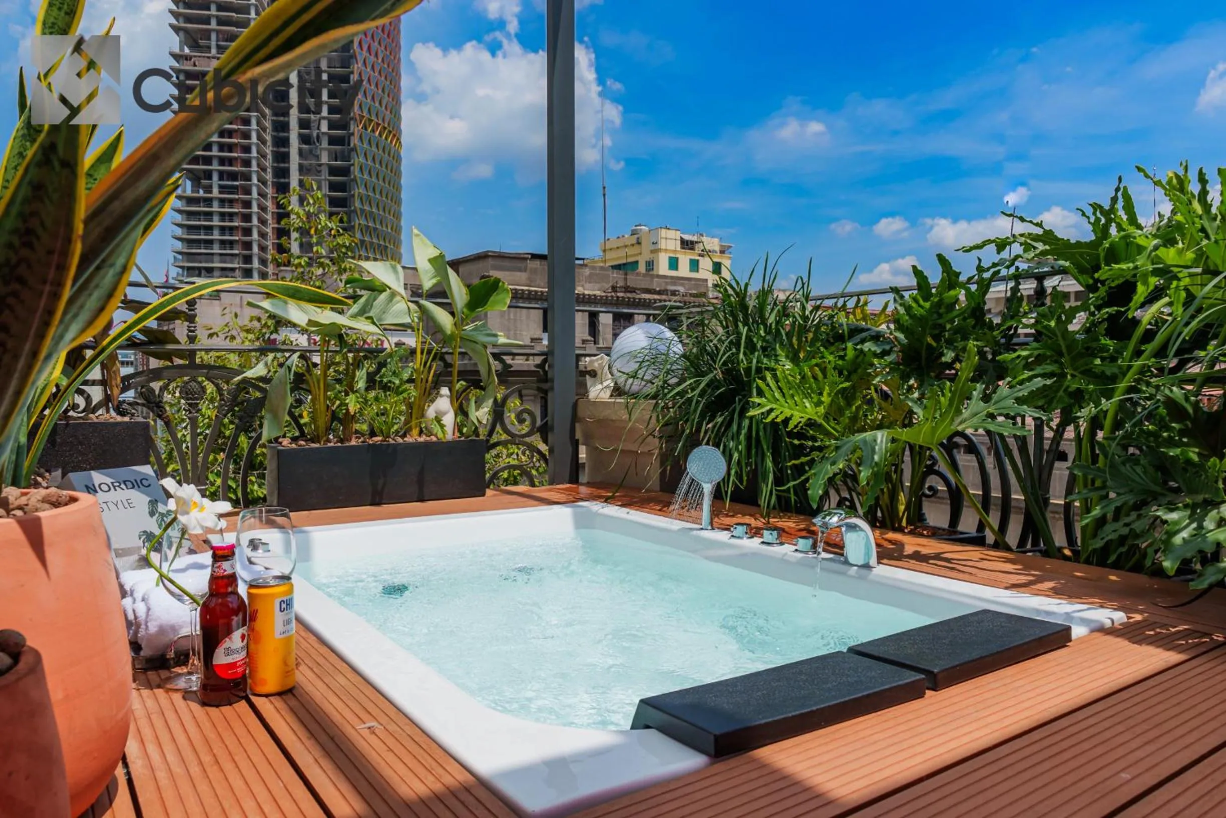 Natural landscape in Cubicity Wall Street House