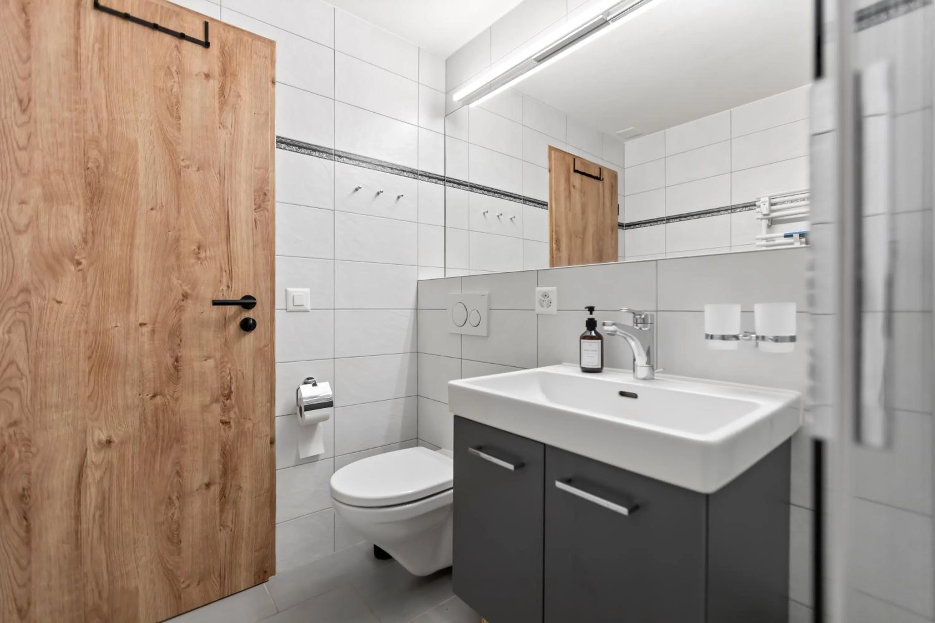 Shower in Centre de Saas-Fee - 2 chambres - balcon & patio