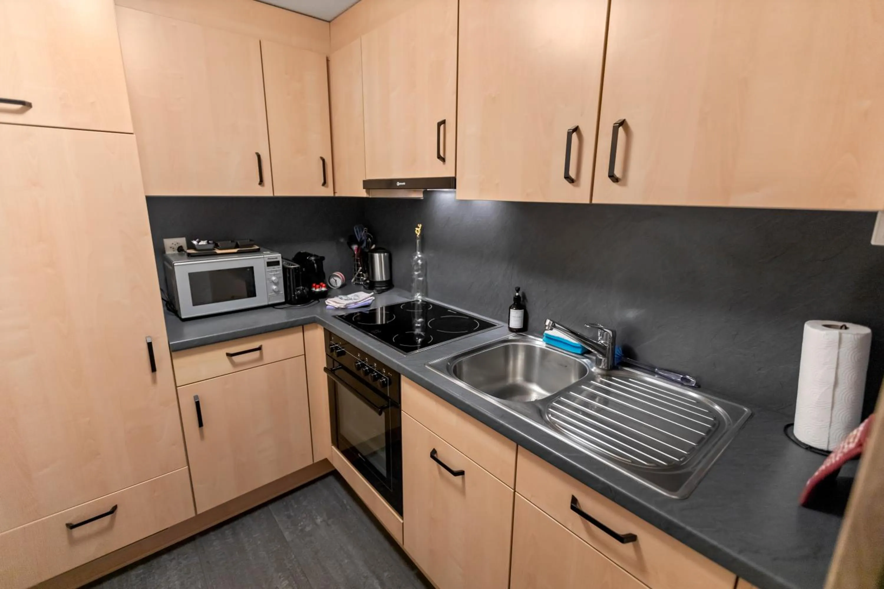 Coffee/tea facilities in Centre de Saas-Fee - 2 chambres - balcon & patio