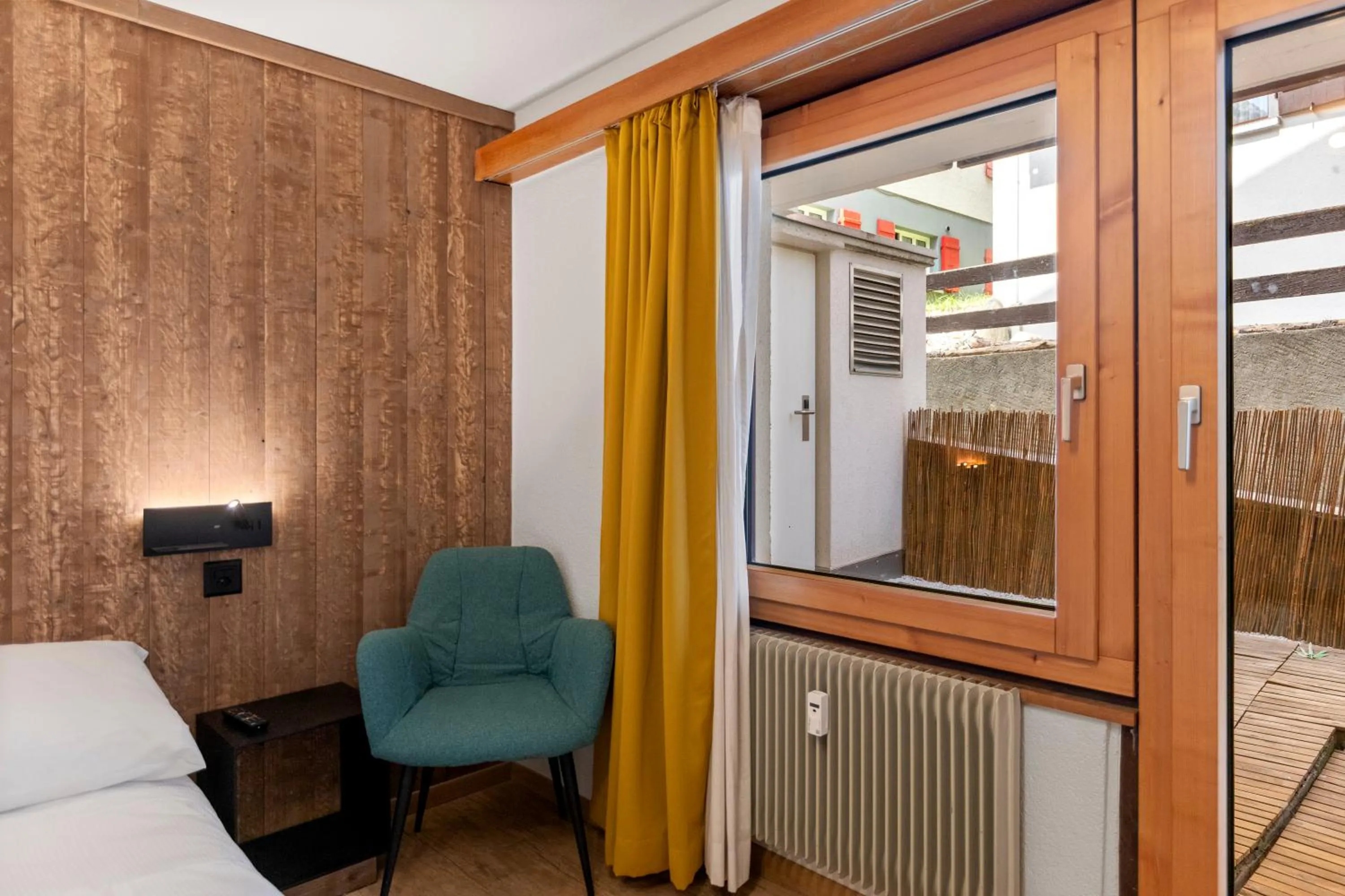 Patio in Centre de Saas-Fee - 2 chambres - balcon & patio