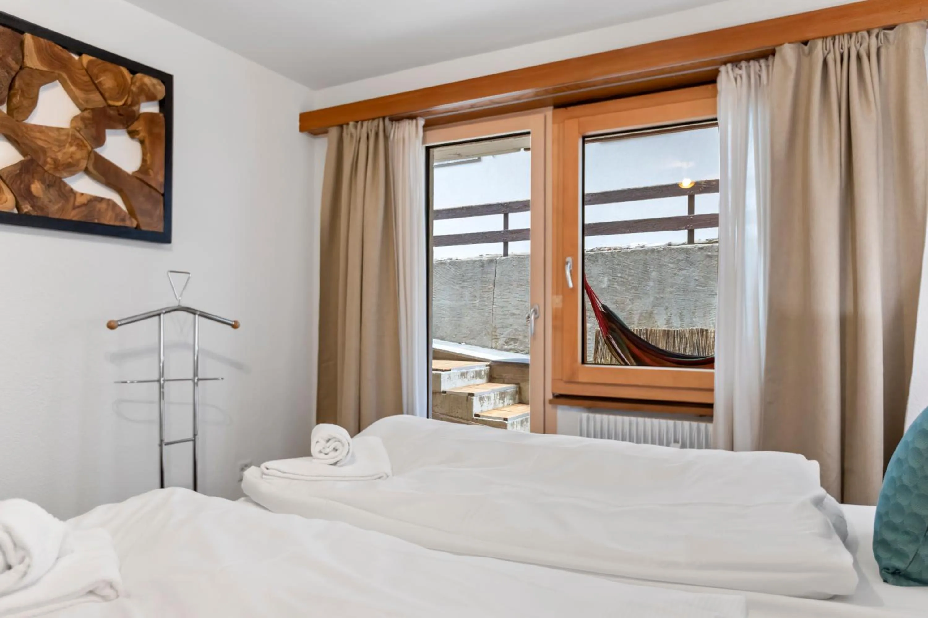 Bed in Centre de Saas-Fee - 2 chambres - balcon & patio