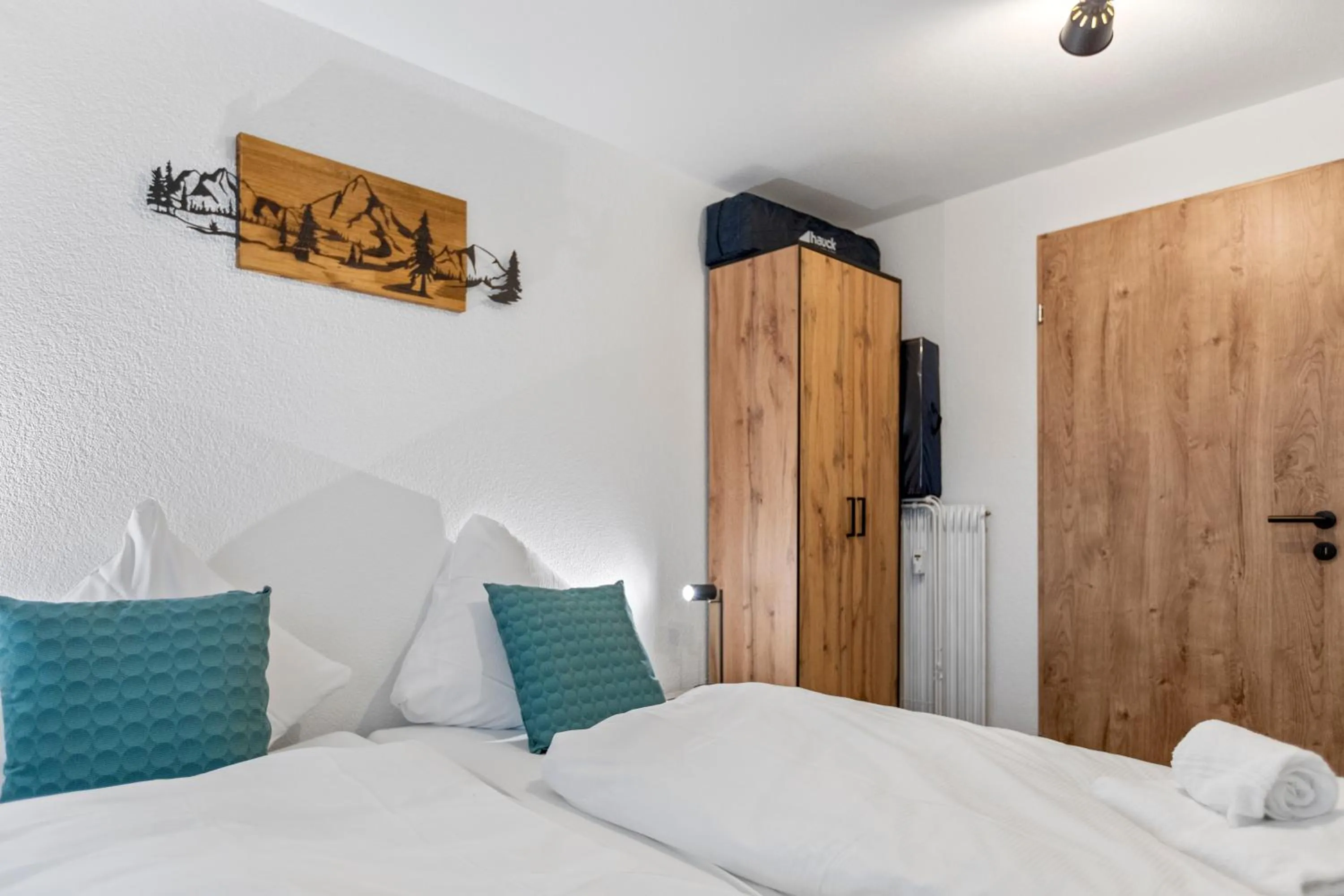 Bed in Centre de Saas-Fee - 2 chambres - balcon & patio