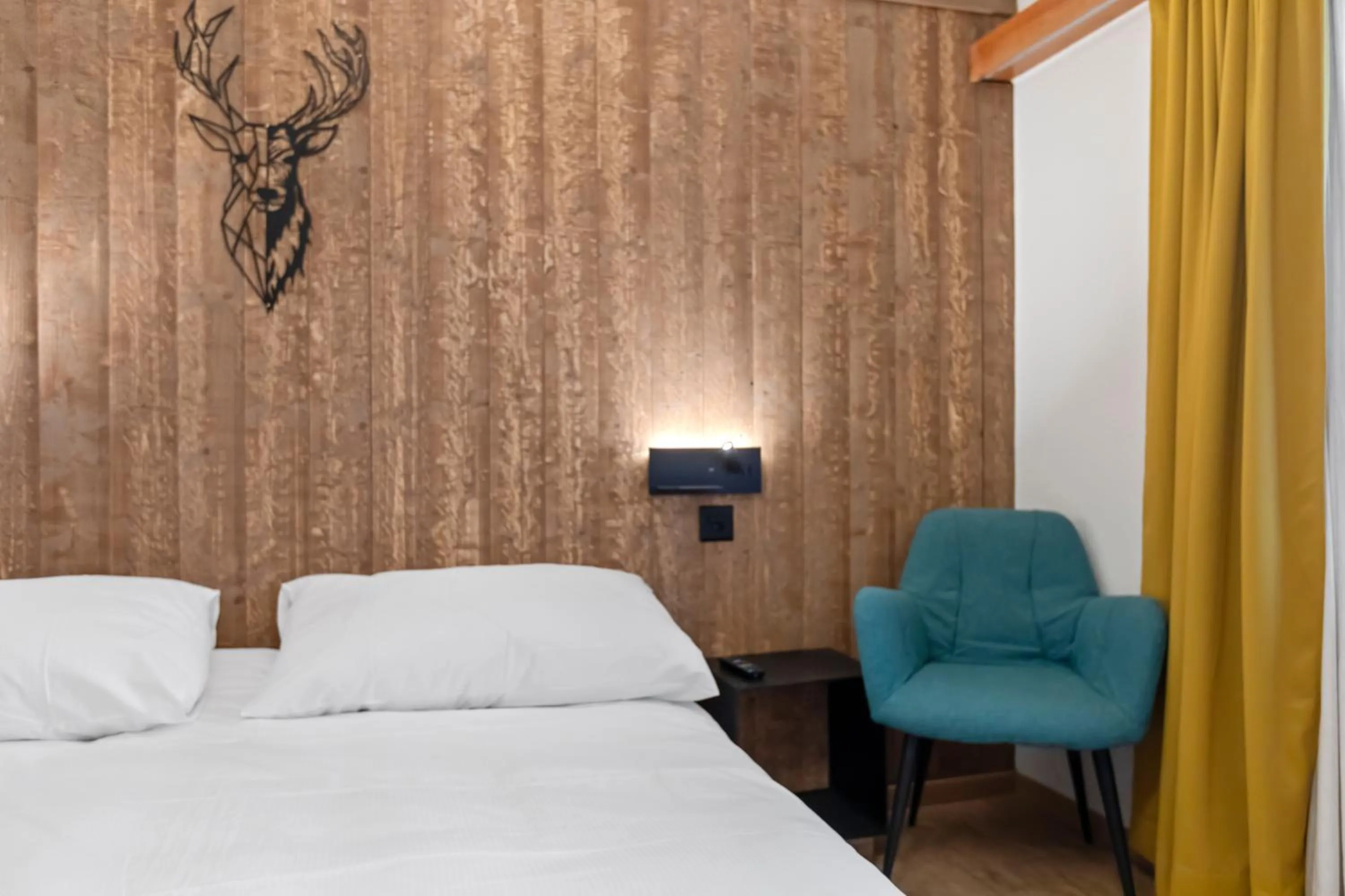 Bed in Centre de Saas-Fee - 2 chambres - balcon & patio