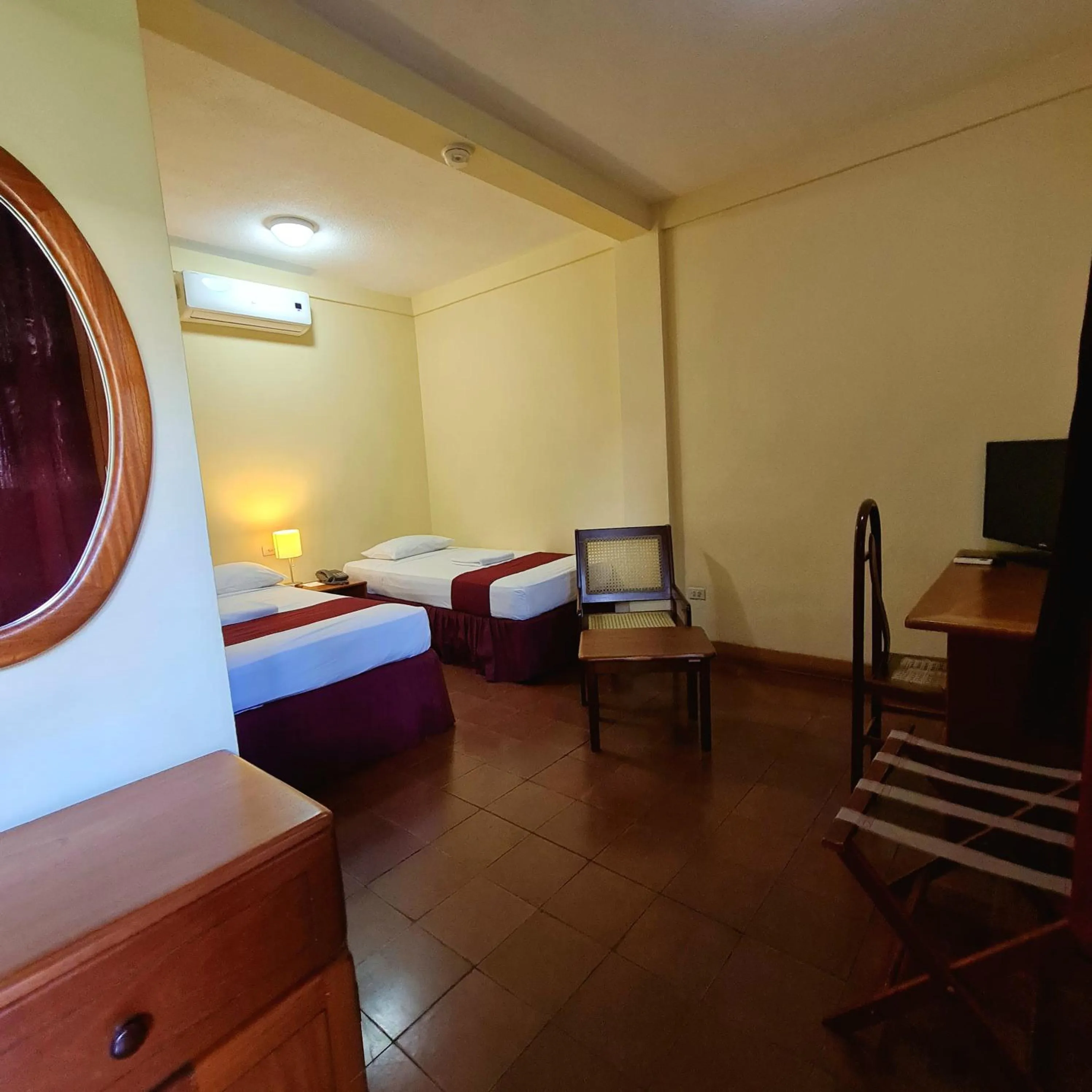 Bed in Hotel Austria