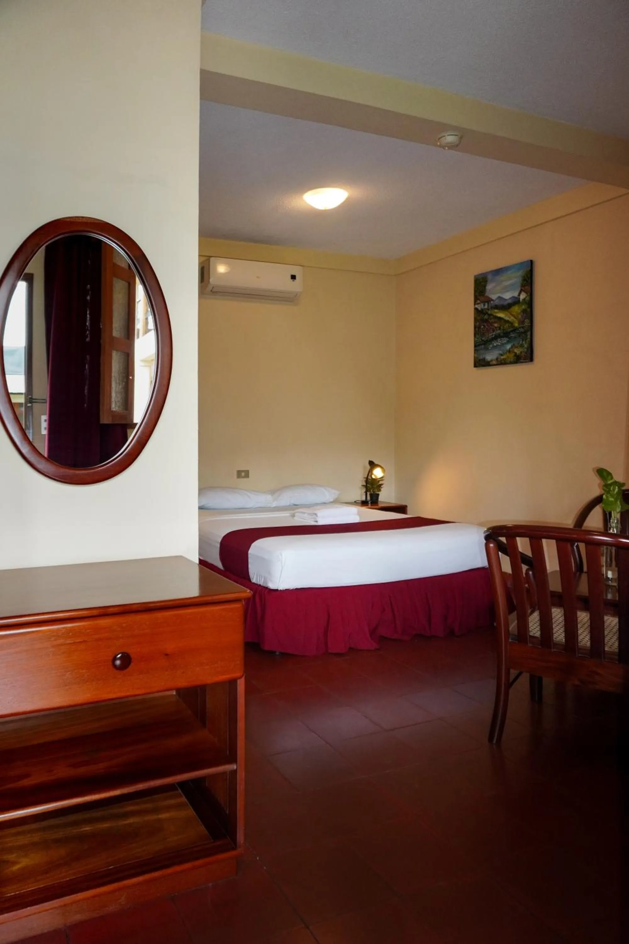 Bed in Hotel Austria