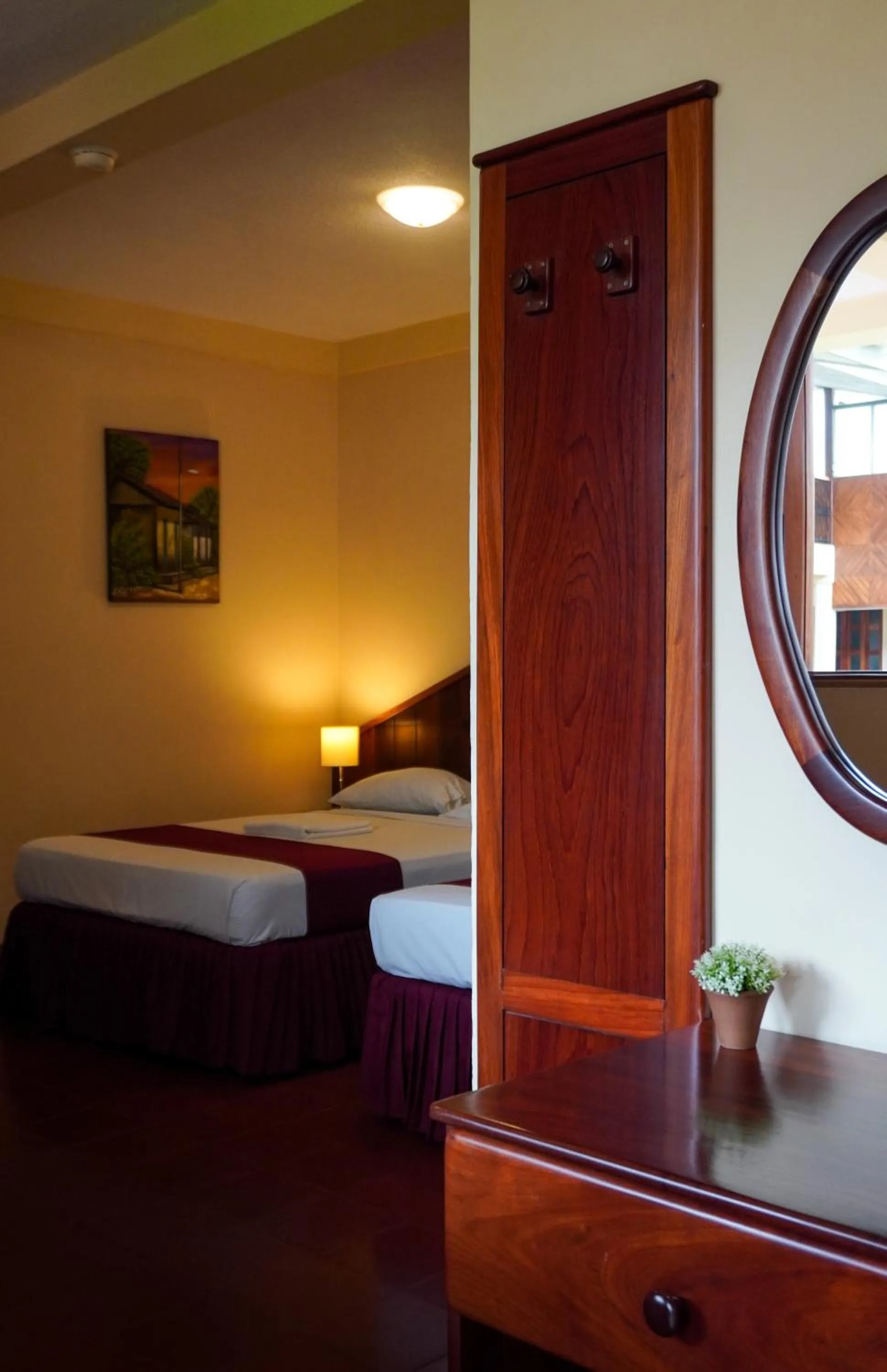 Bed in Hotel Austria