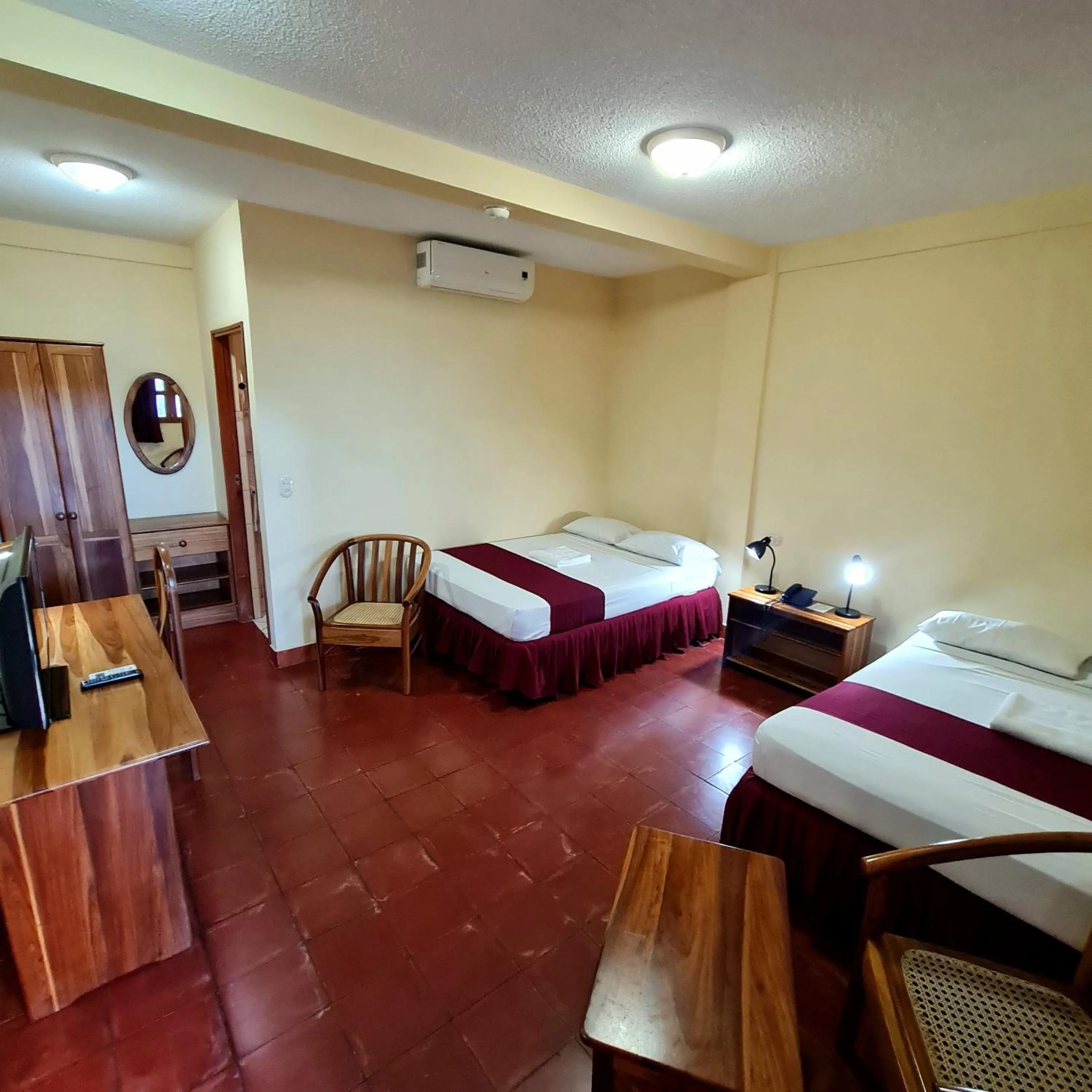 Bed in Hotel Austria