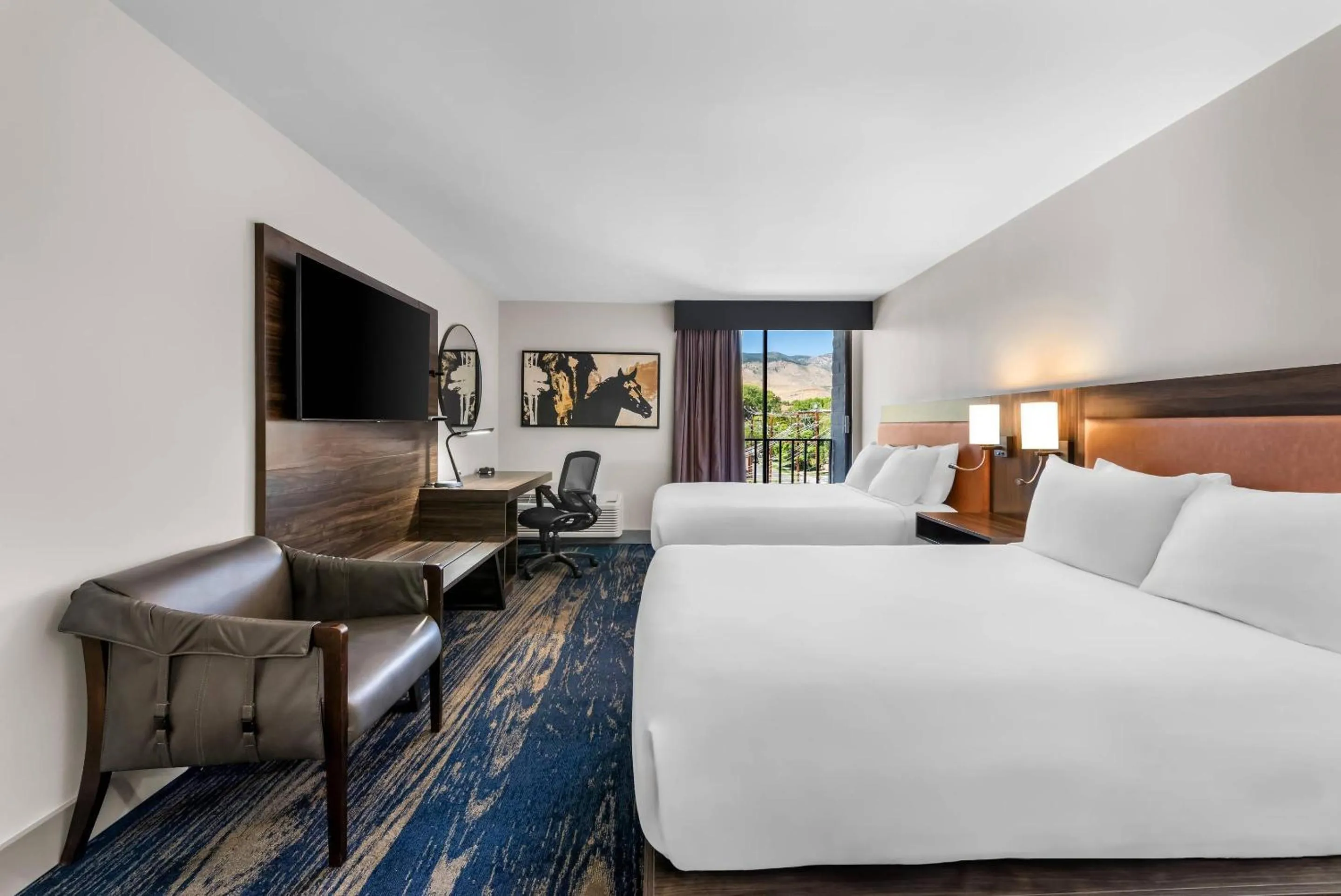 Bed in The Federal Hotel Downtown Carson City, an Ascend Collection Hotel