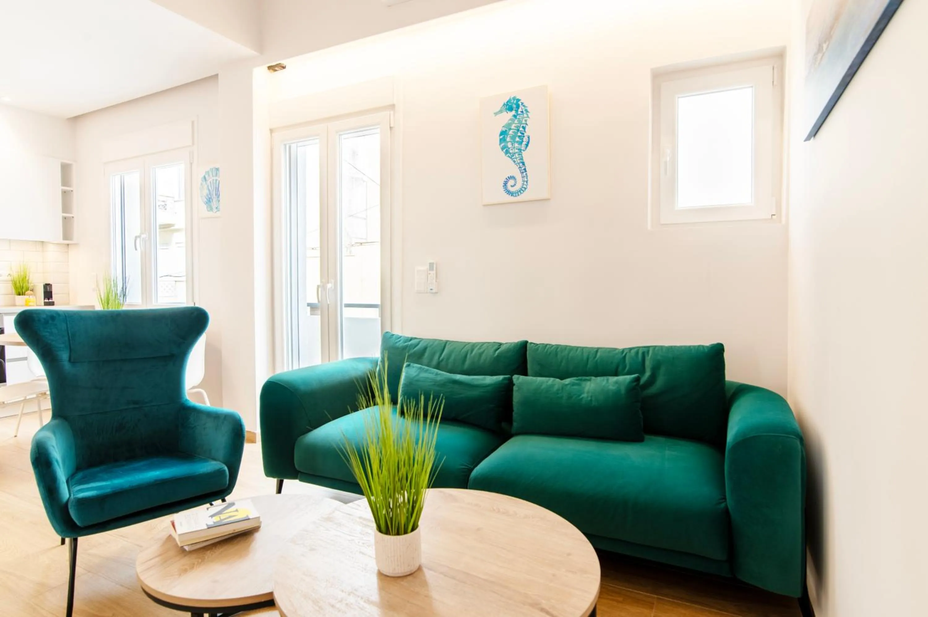 Seating area in Lighthouse Kipseli