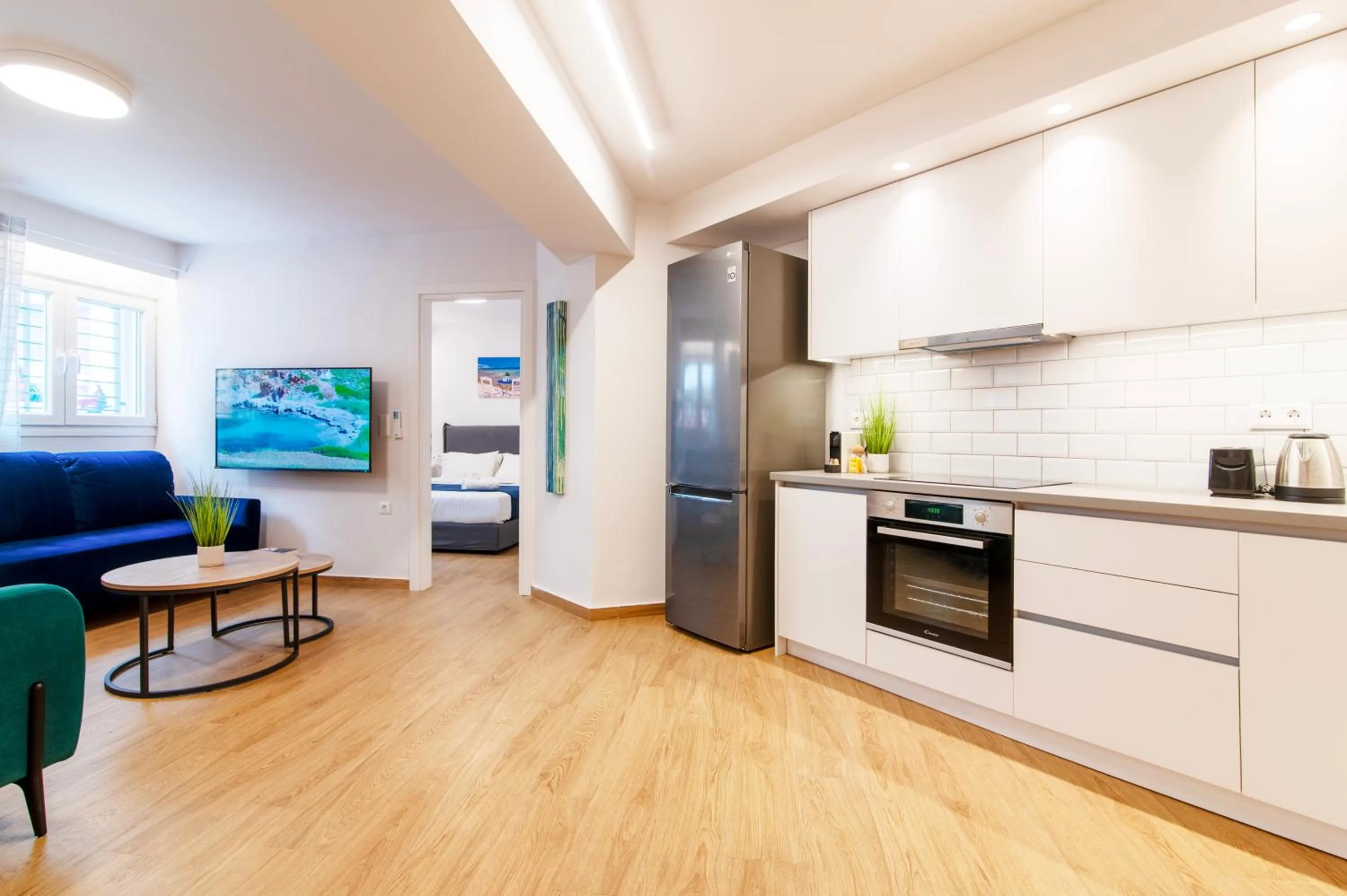 Kitchen or kitchenette in Lighthouse Kipseli