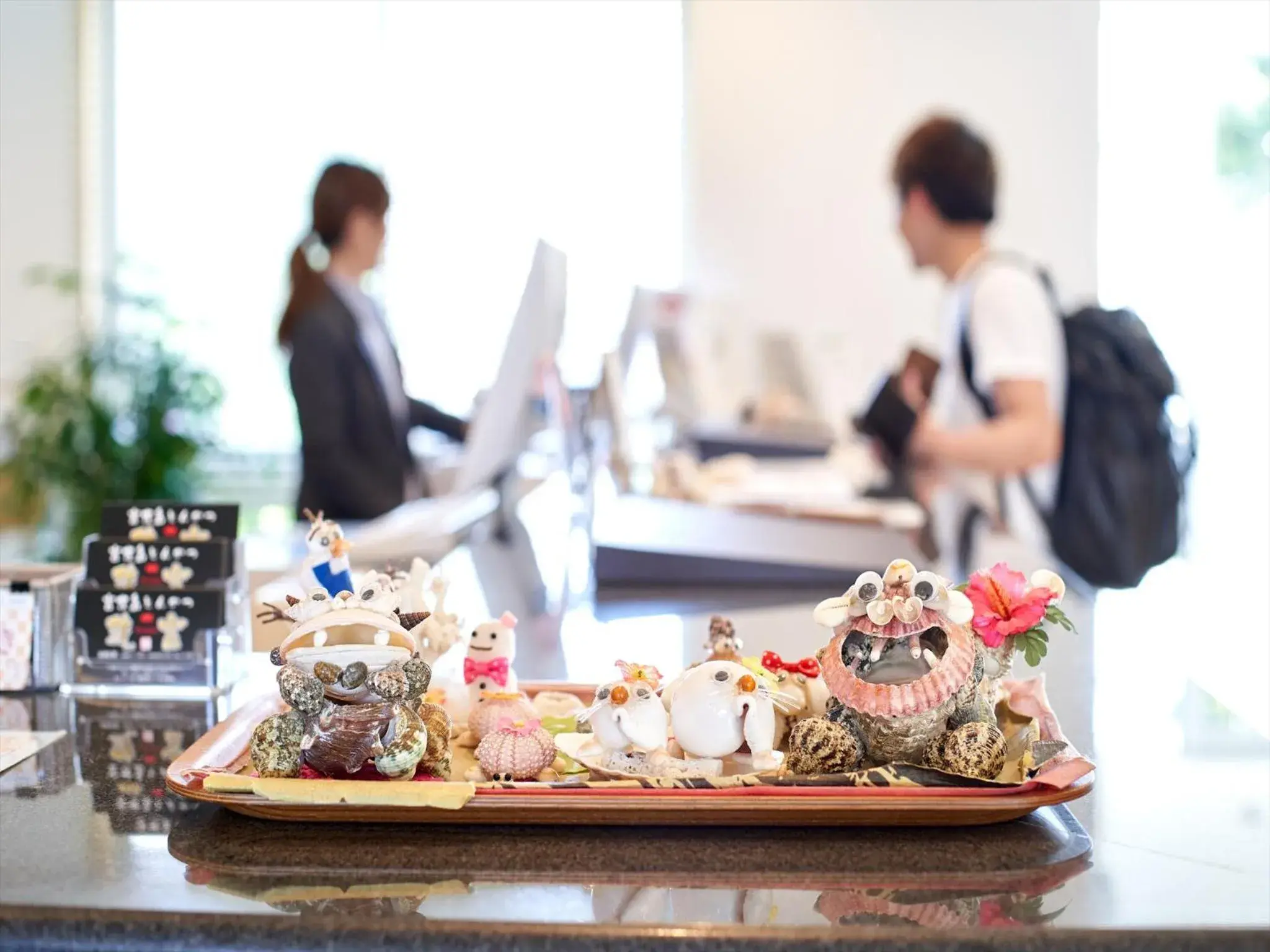 Lobby or reception in Hotel Risingsun Miyakojima Lobby or reception in Hotel Risingsun Miyakojima