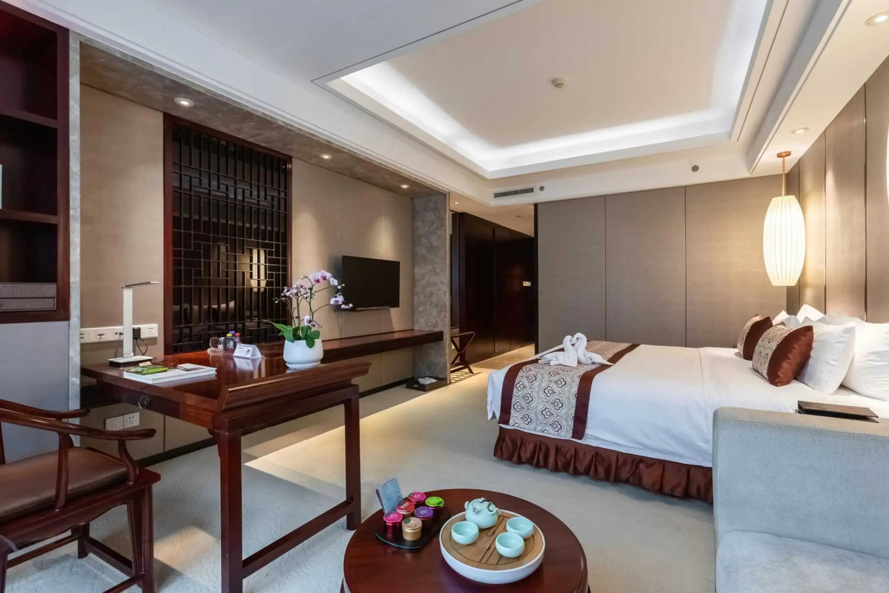 Photo of the whole room, Bed in Xinhua Media Hotel Photo of the whole room, Bed in Xinhua Media Hotel