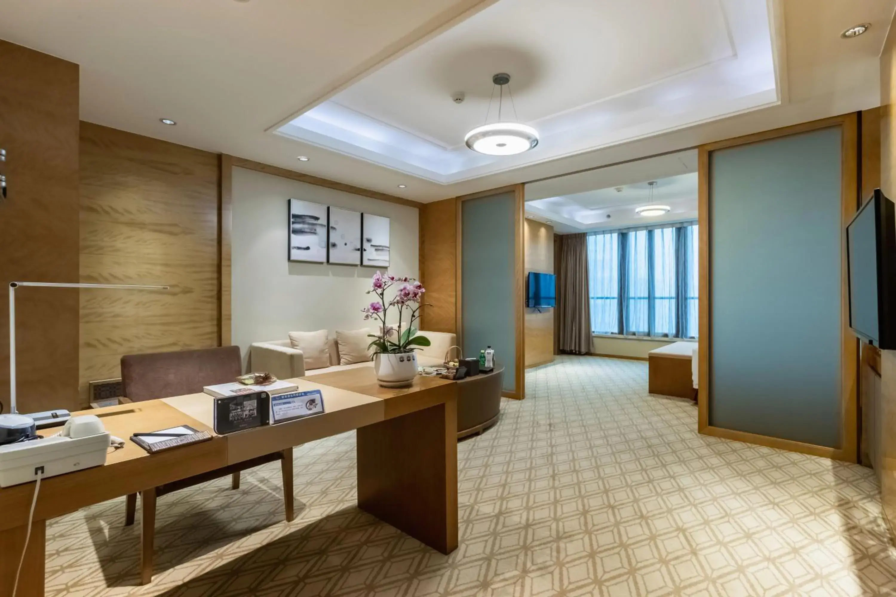 Living room in Xinhua Media Hotel Living room in Xinhua Media Hotel