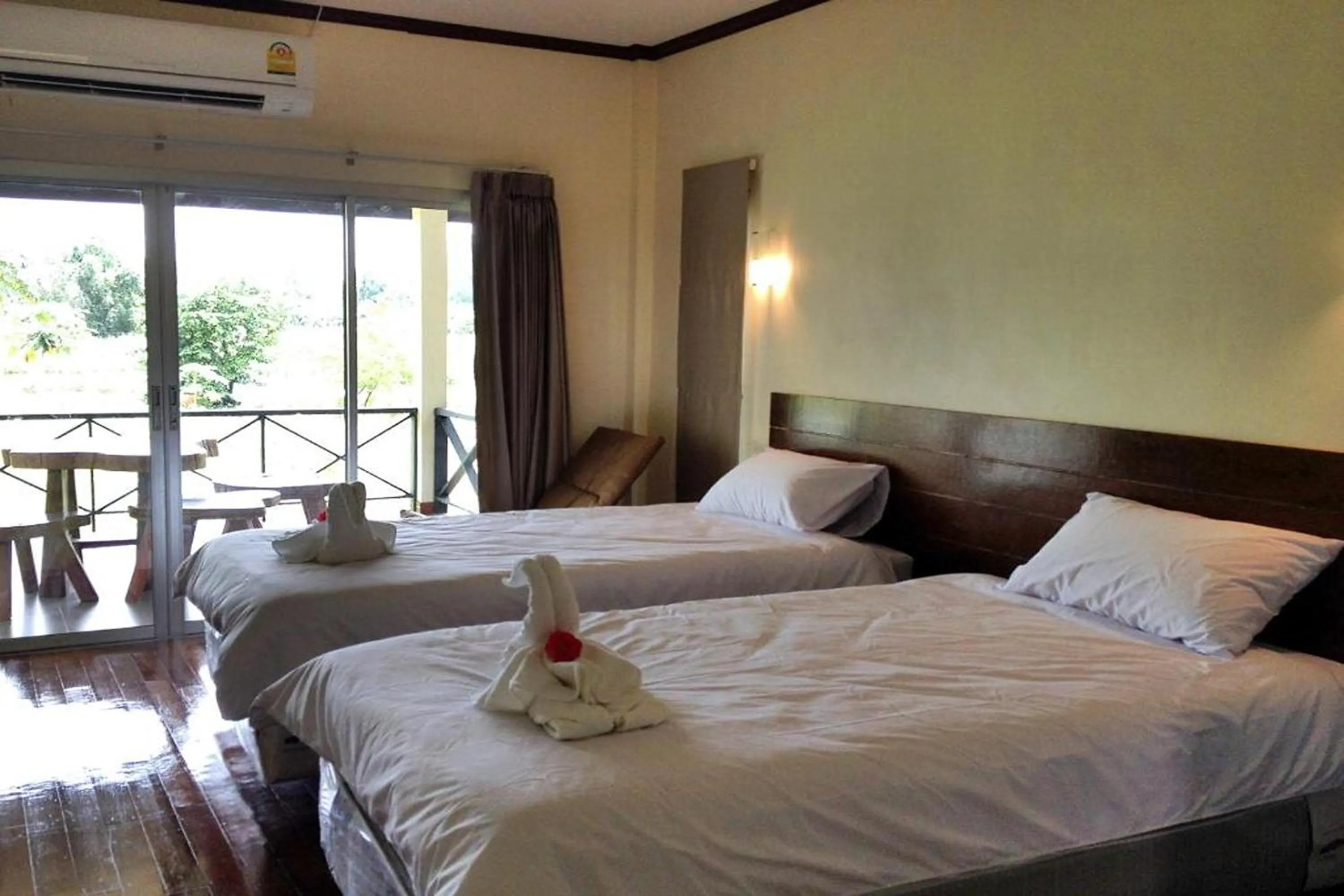 View (from property/room), Bed in Be Fine Sabuy Hotel and Resort