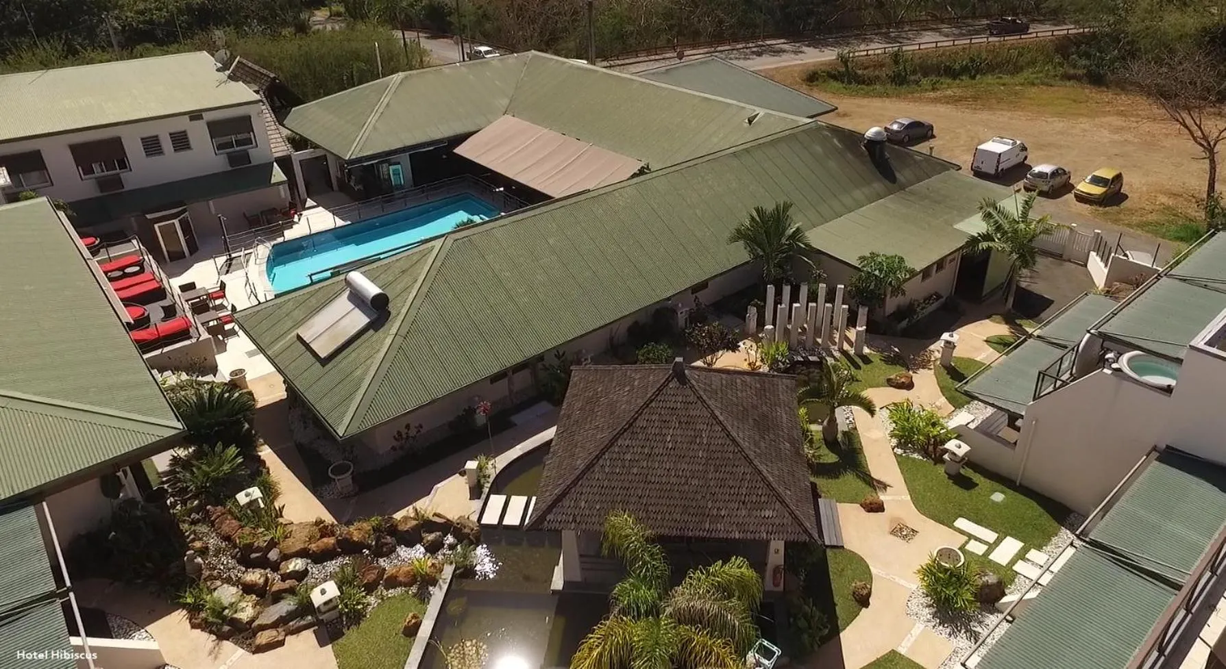 Bird's eye view in Hotel Hibiscus