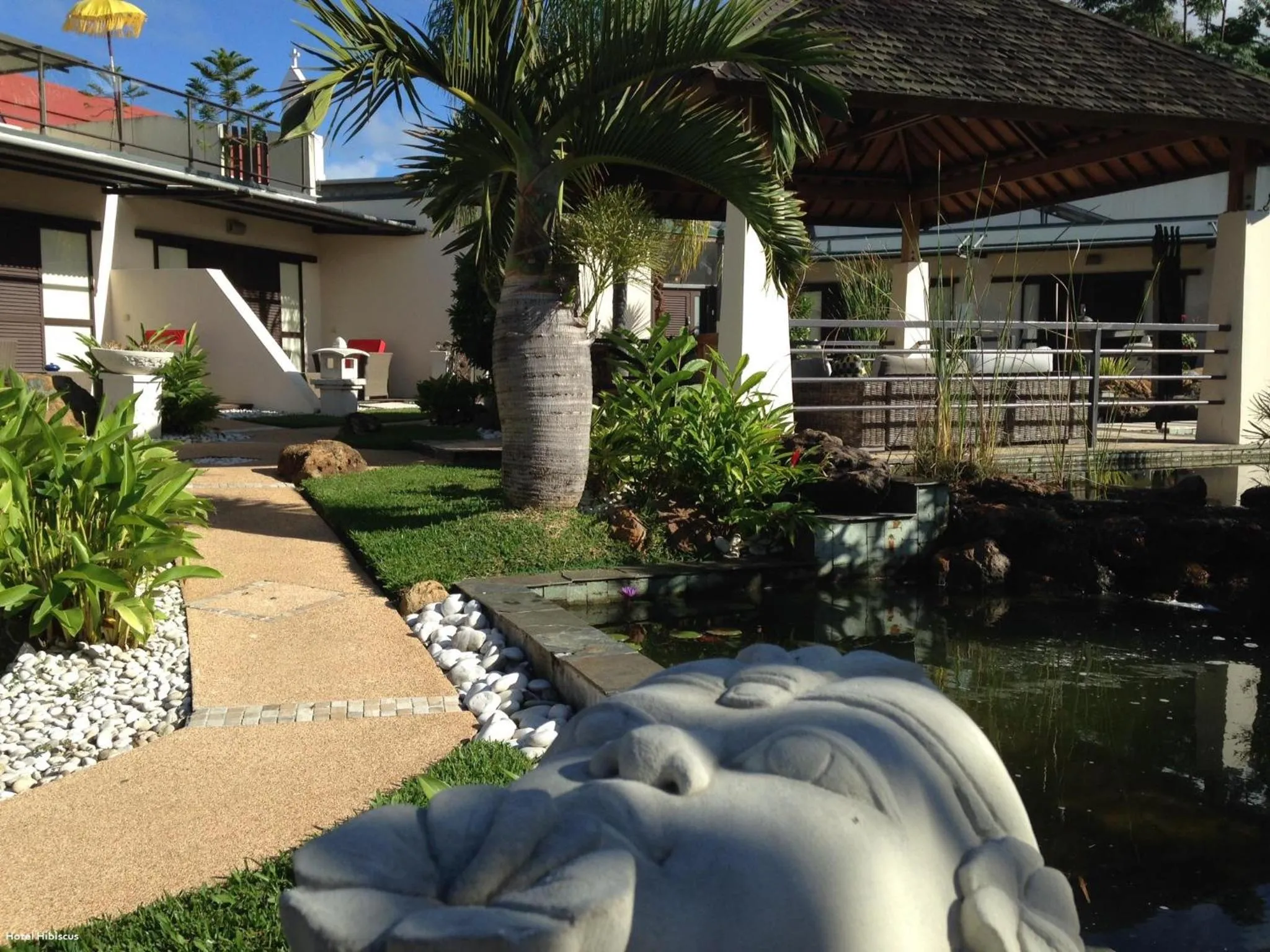 Patio in Hotel Hibiscus