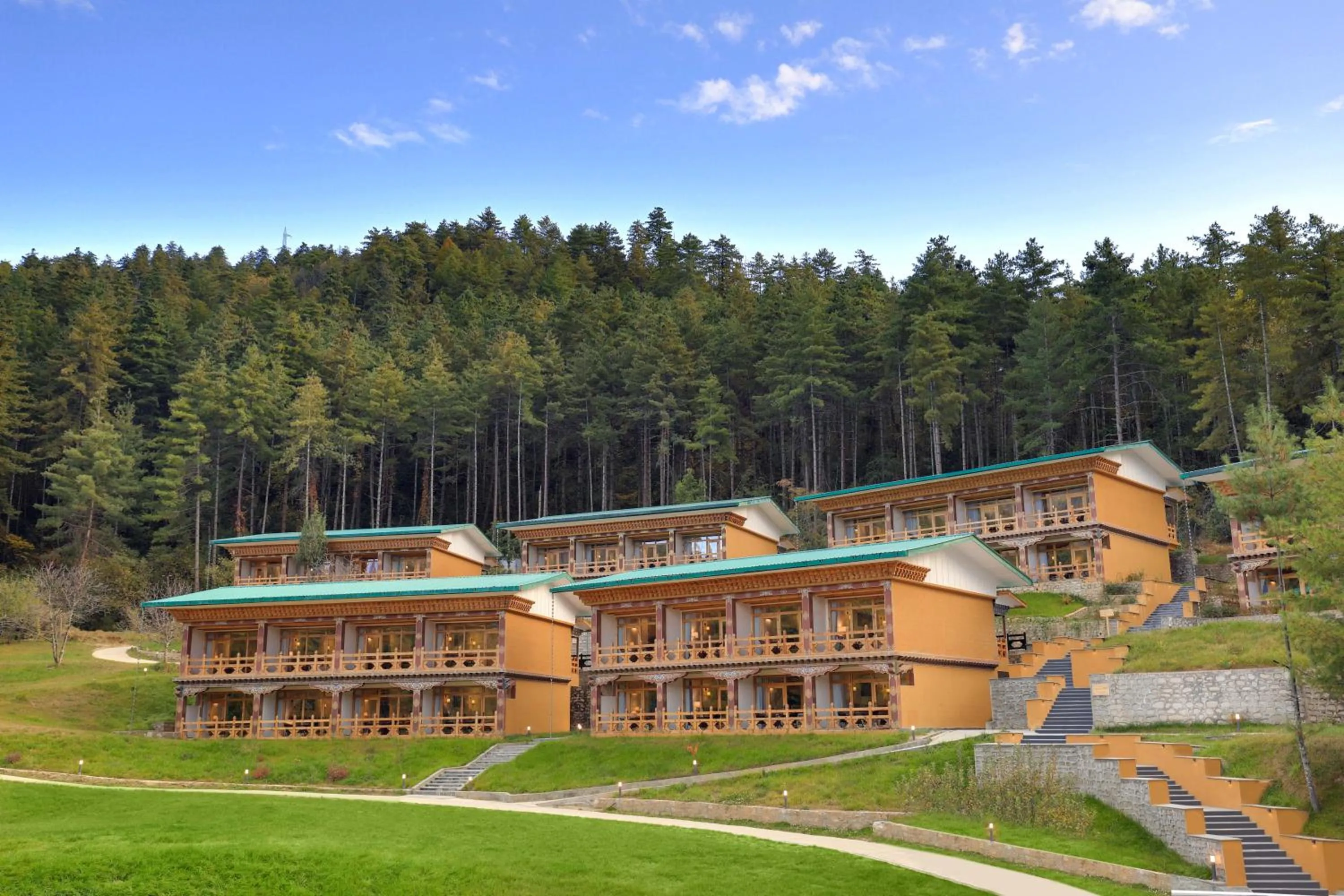 Facade/entrance in Lemon Tree Resort, Thimphu, Bhutan
