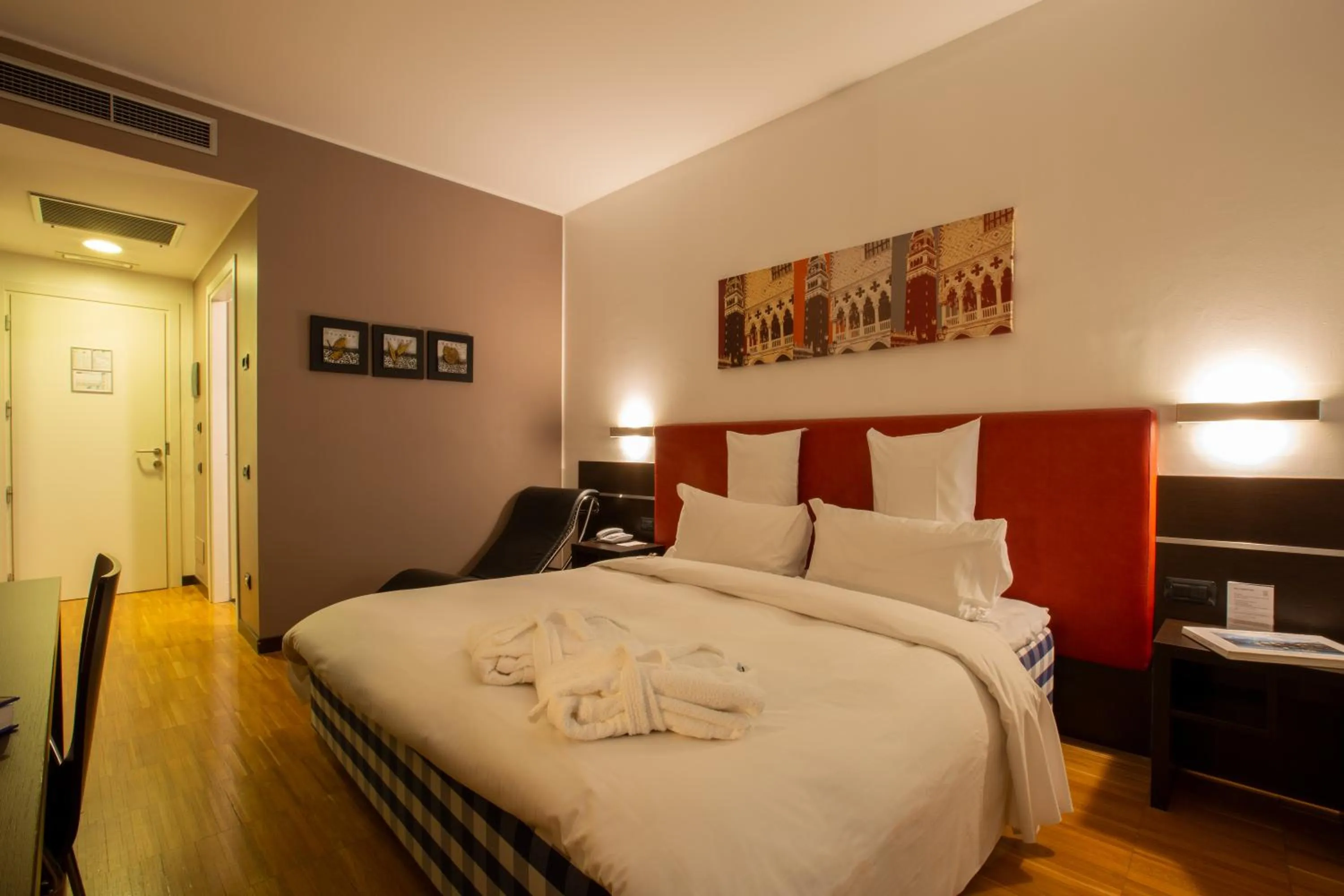 Bed in Euro Hotel Residence