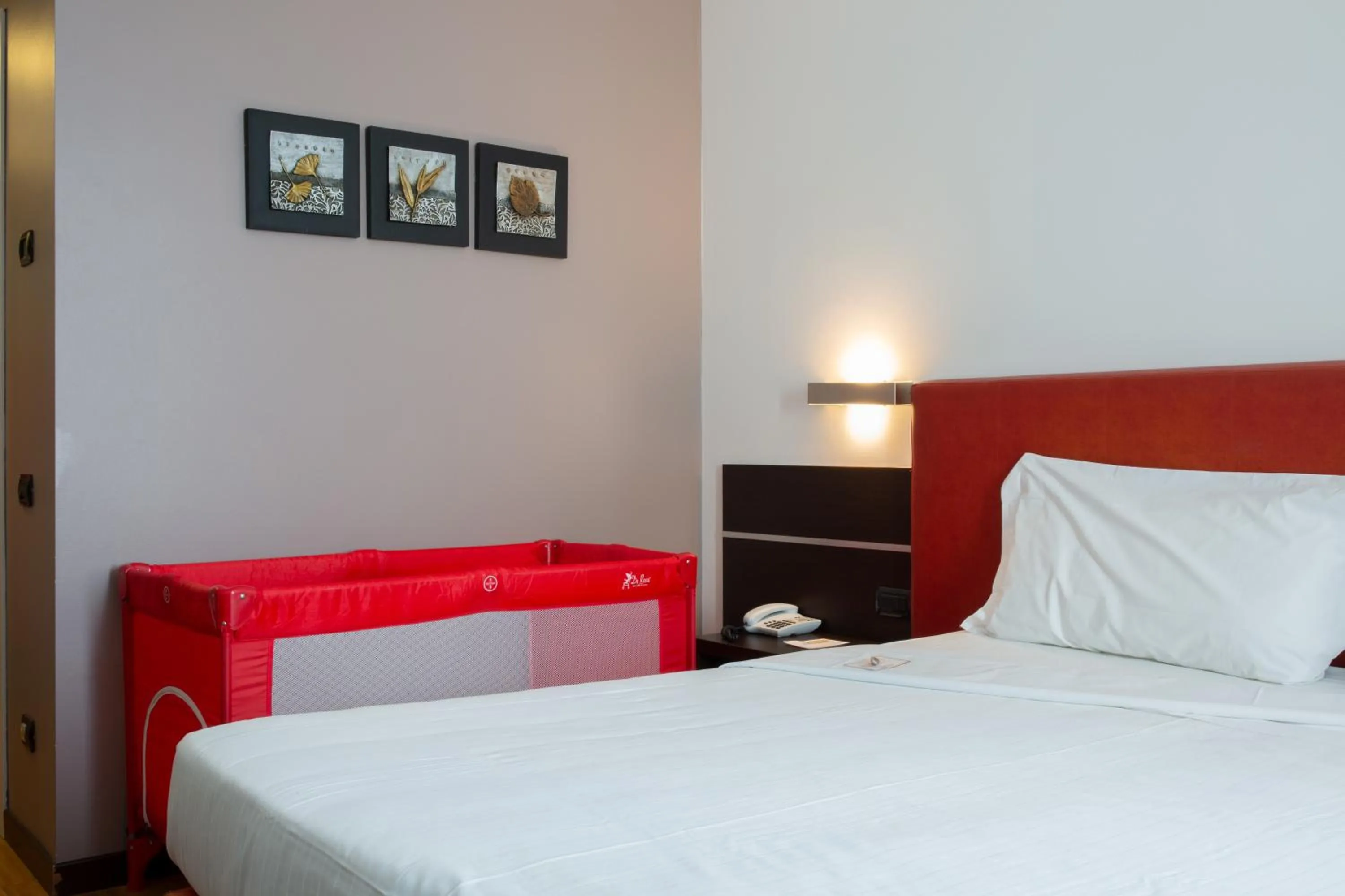 Bed in Euro Hotel Residence