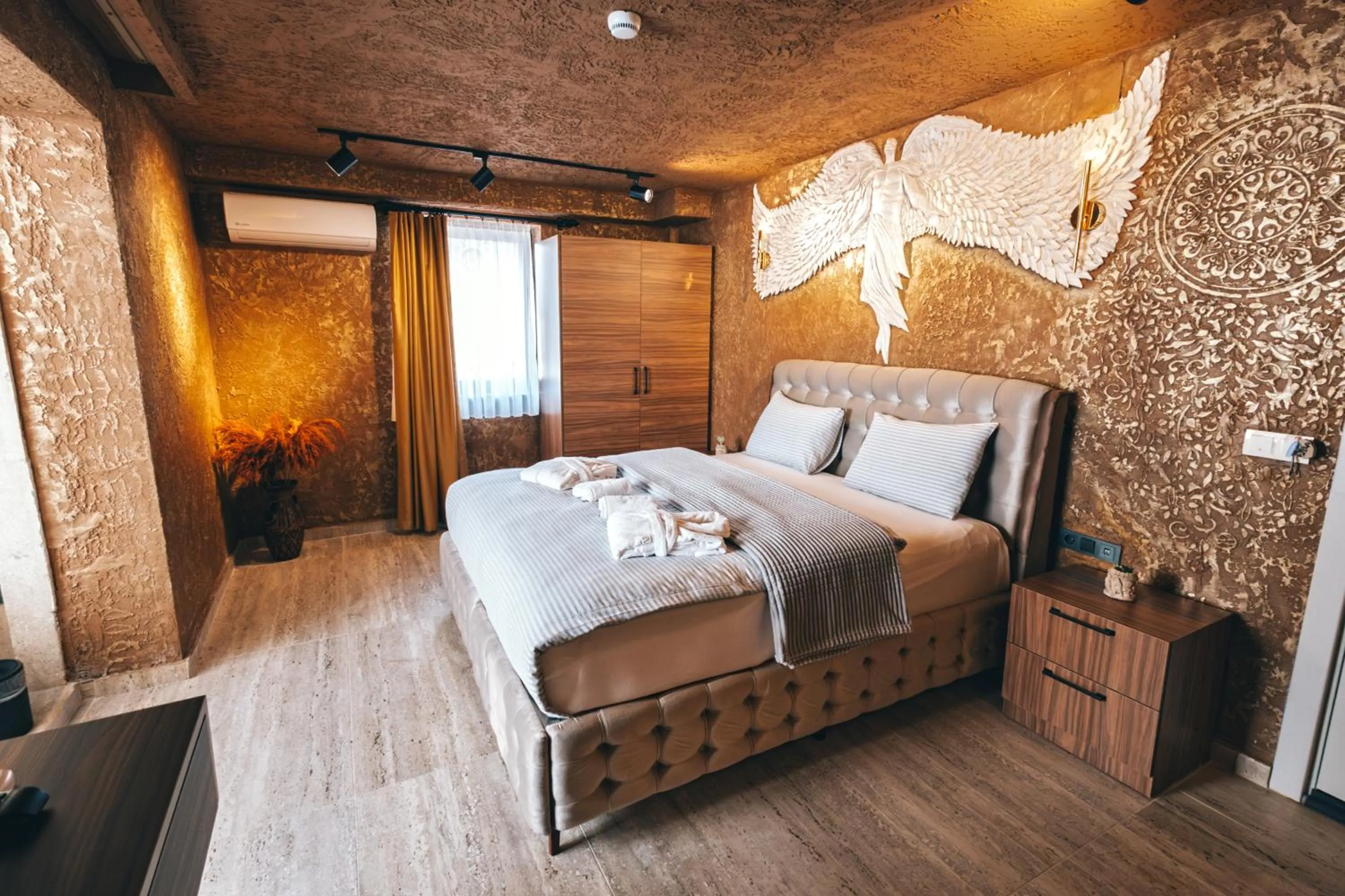 Bed in Cappadocia Divin House