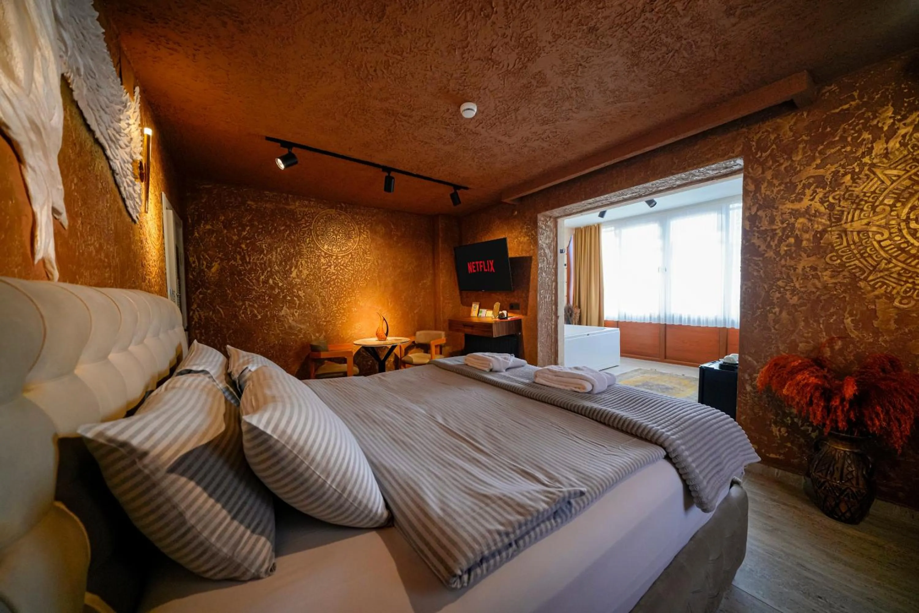 Bed in Cappadocia Divin House