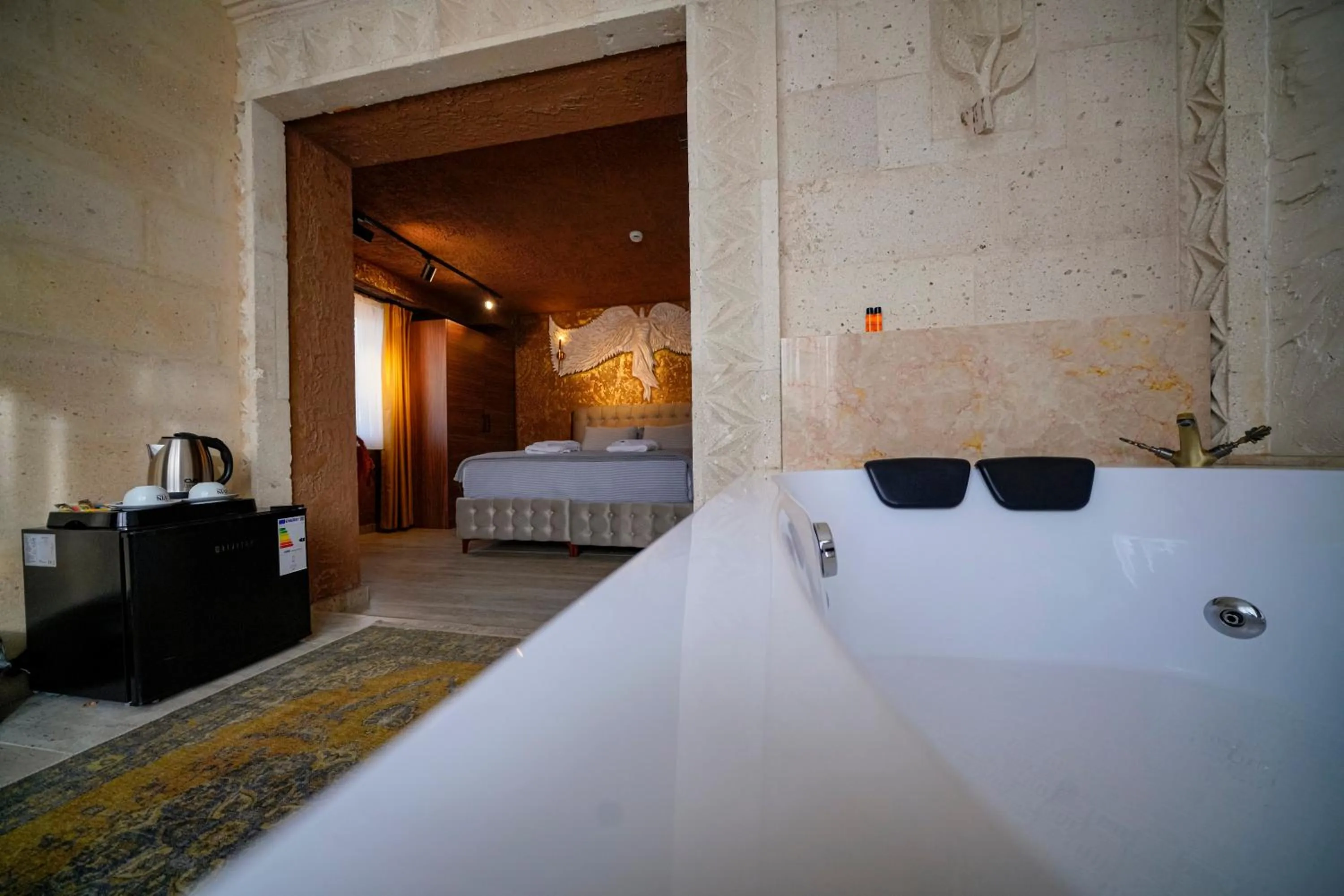 Bed in Cappadocia Divin House